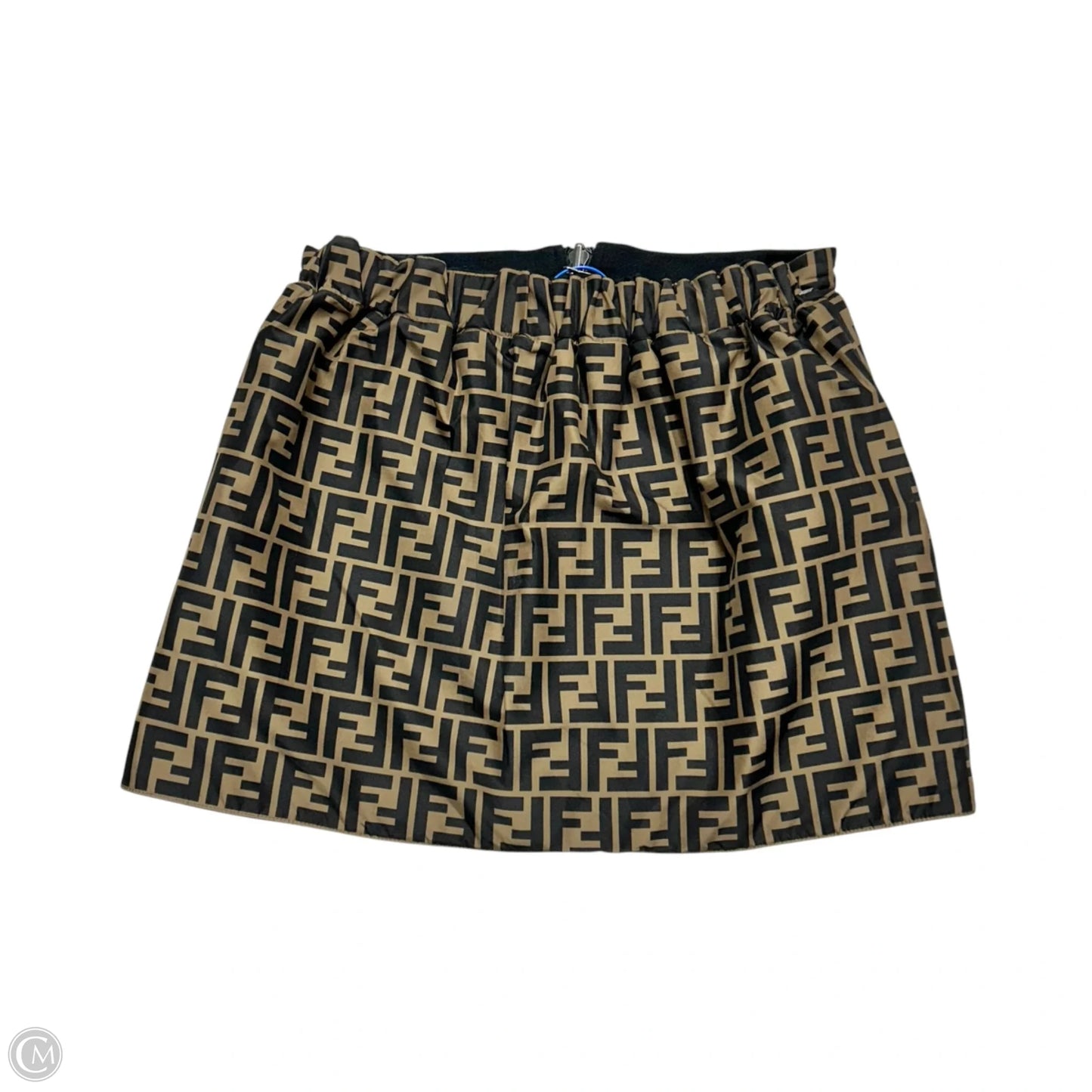 Skirt Luxury Designer By Fendi In Black & Brown, Size: Xs
