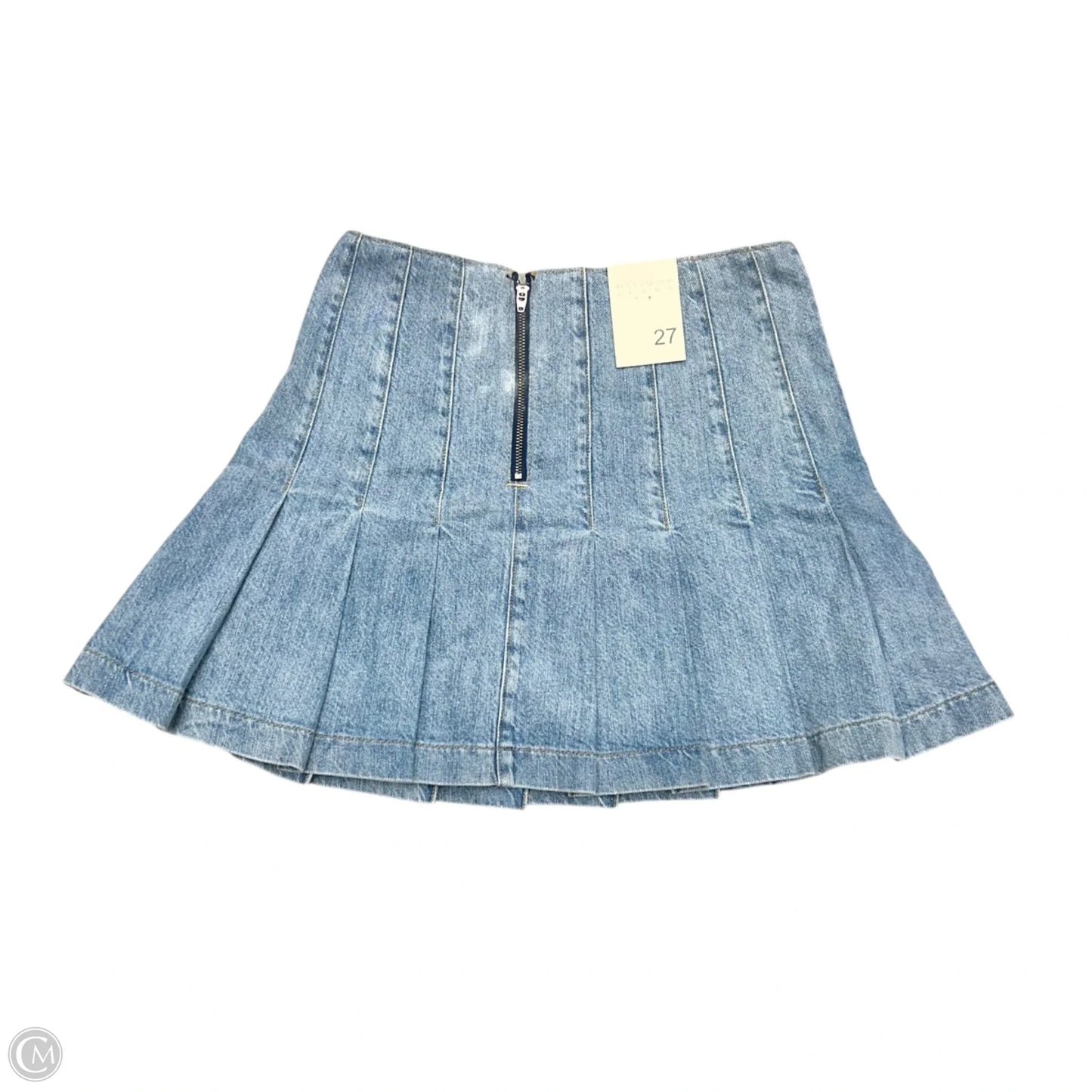 Skirt Designer By Alice + Olivia In Blue Denim, Size: 4