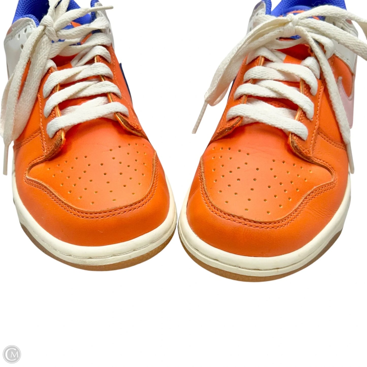 Shoes Sneakers By Nike In Blue & Orange, Size: 6.5