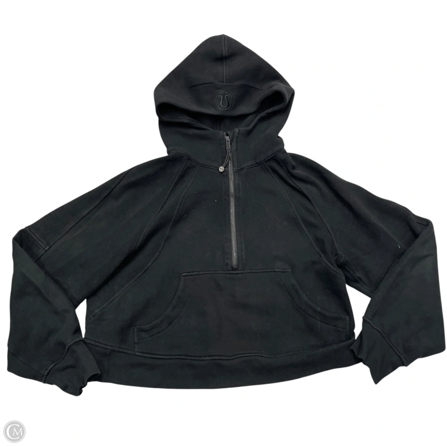 Athletic Sweatshirt Crewneck By Lululemon In Black, Size: Xs/s