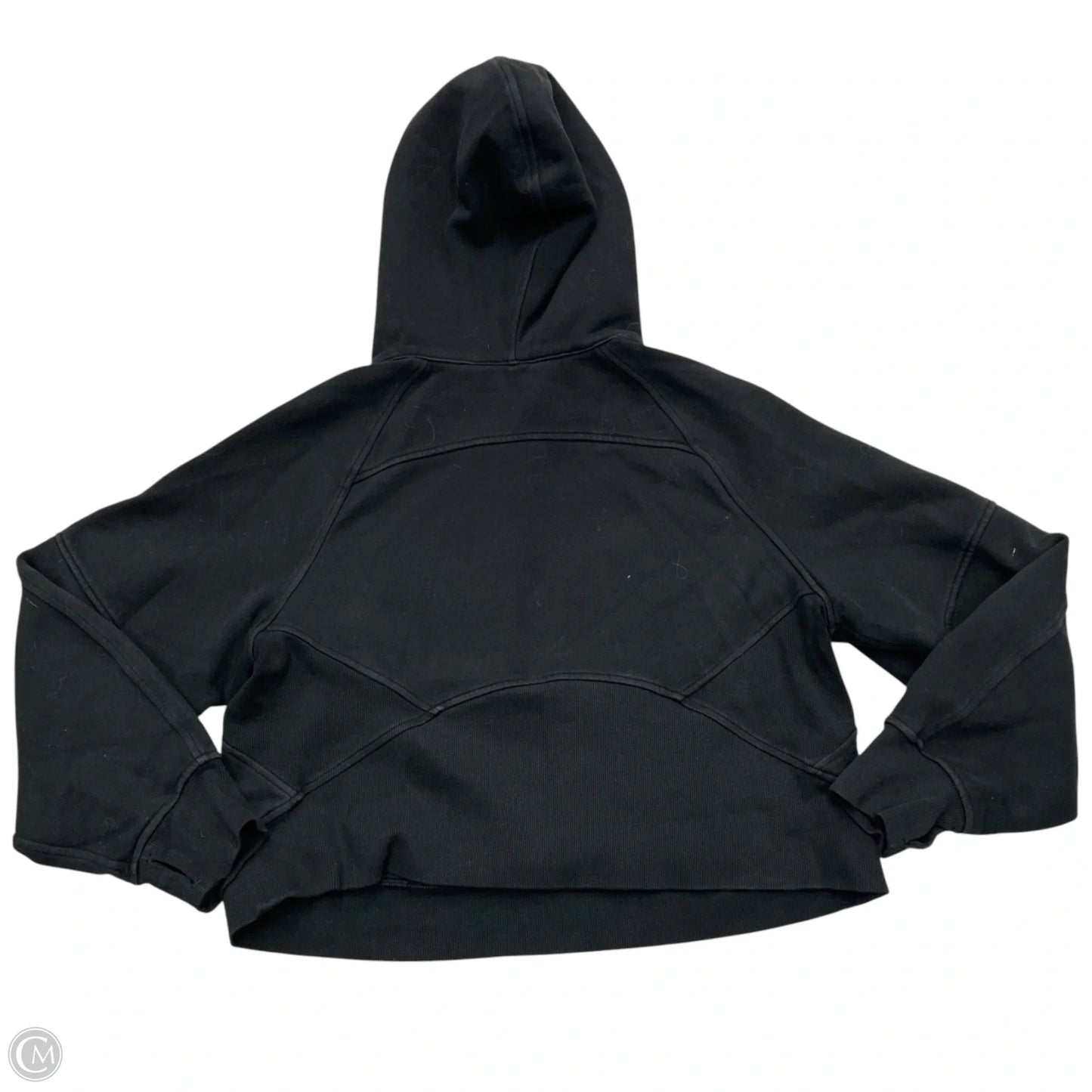 Athletic Sweatshirt Crewneck By Lululemon In Black, Size: Xs/s