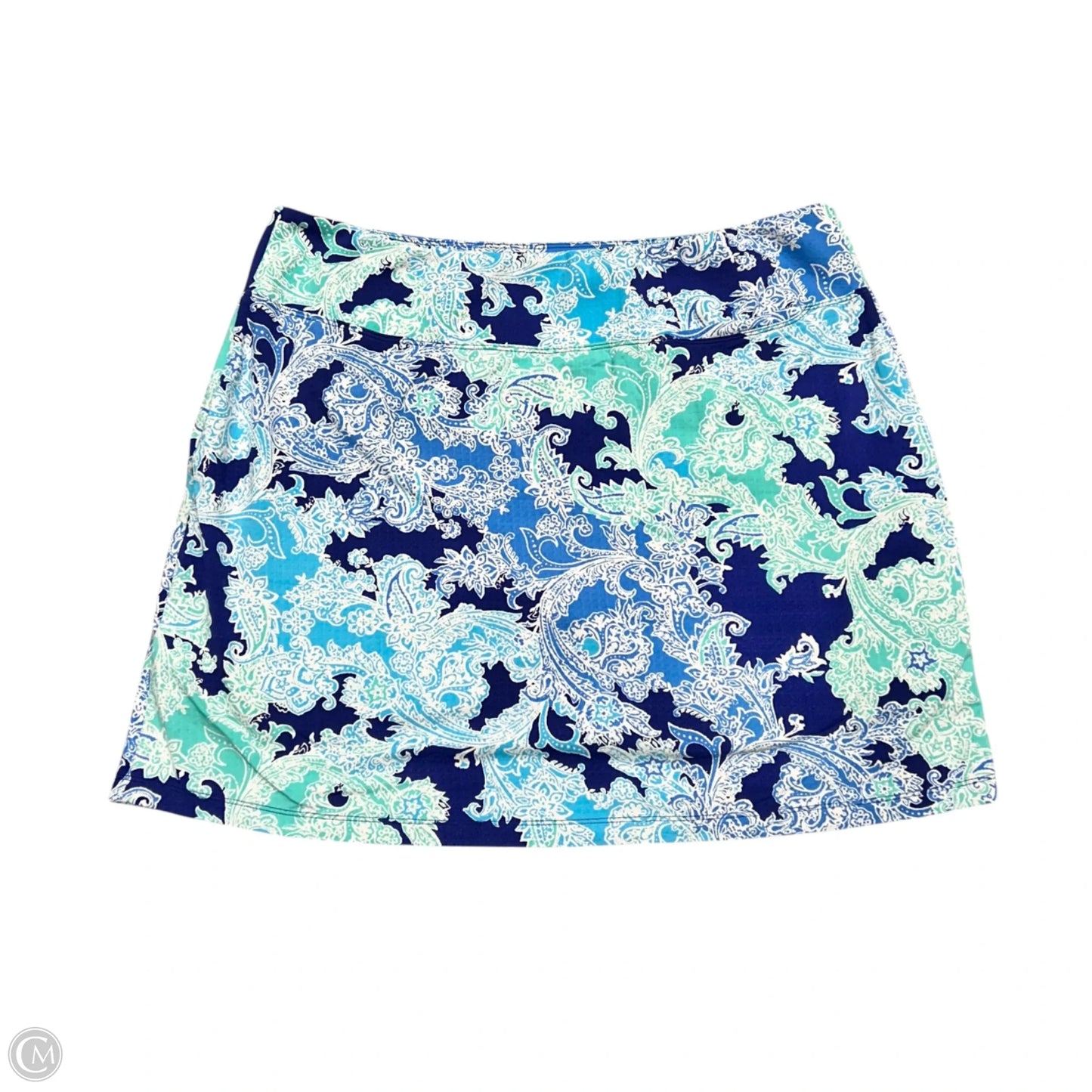 Skort By Ibkul In Blue & White, Size: L