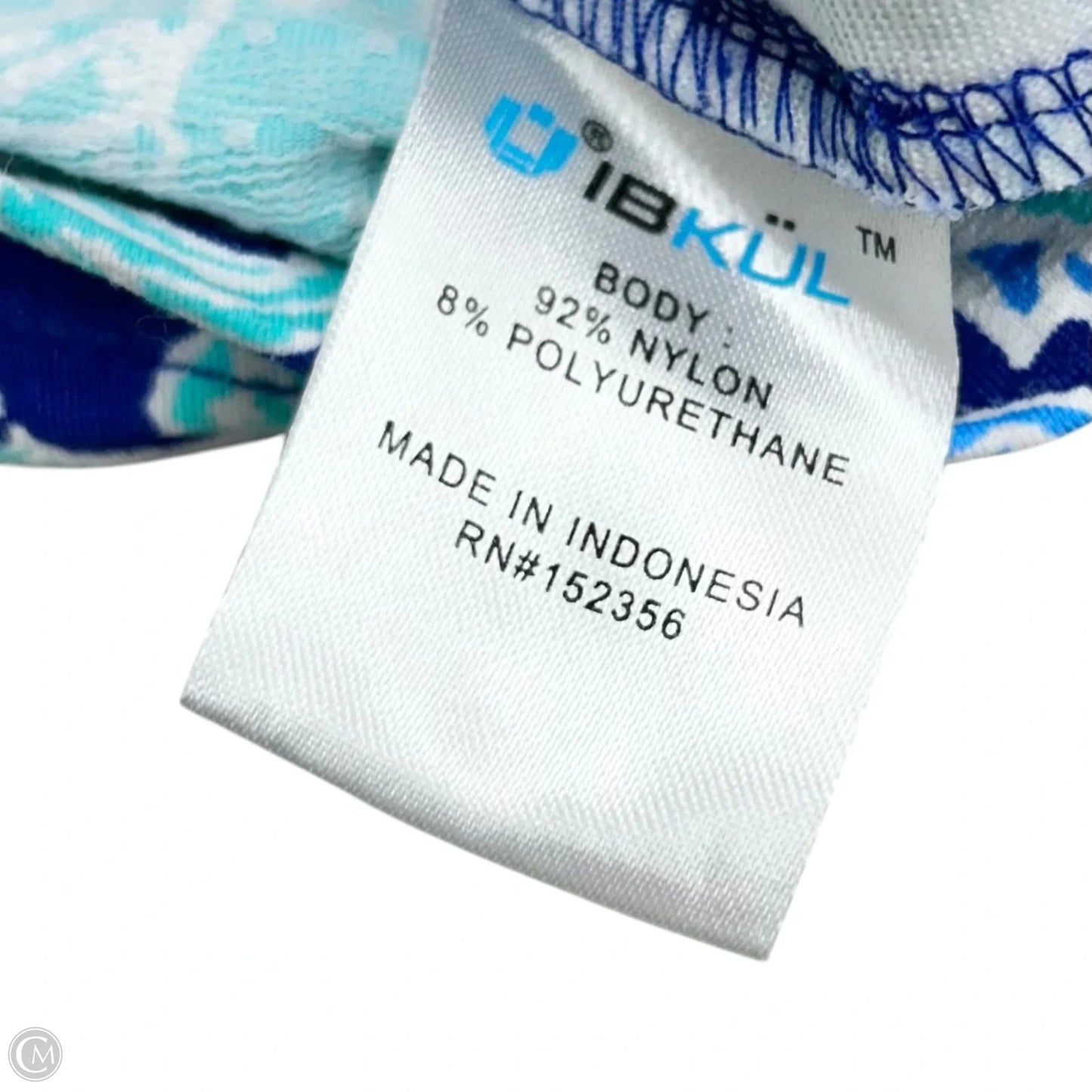 Skort By Ibkul In Blue & White, Size: L