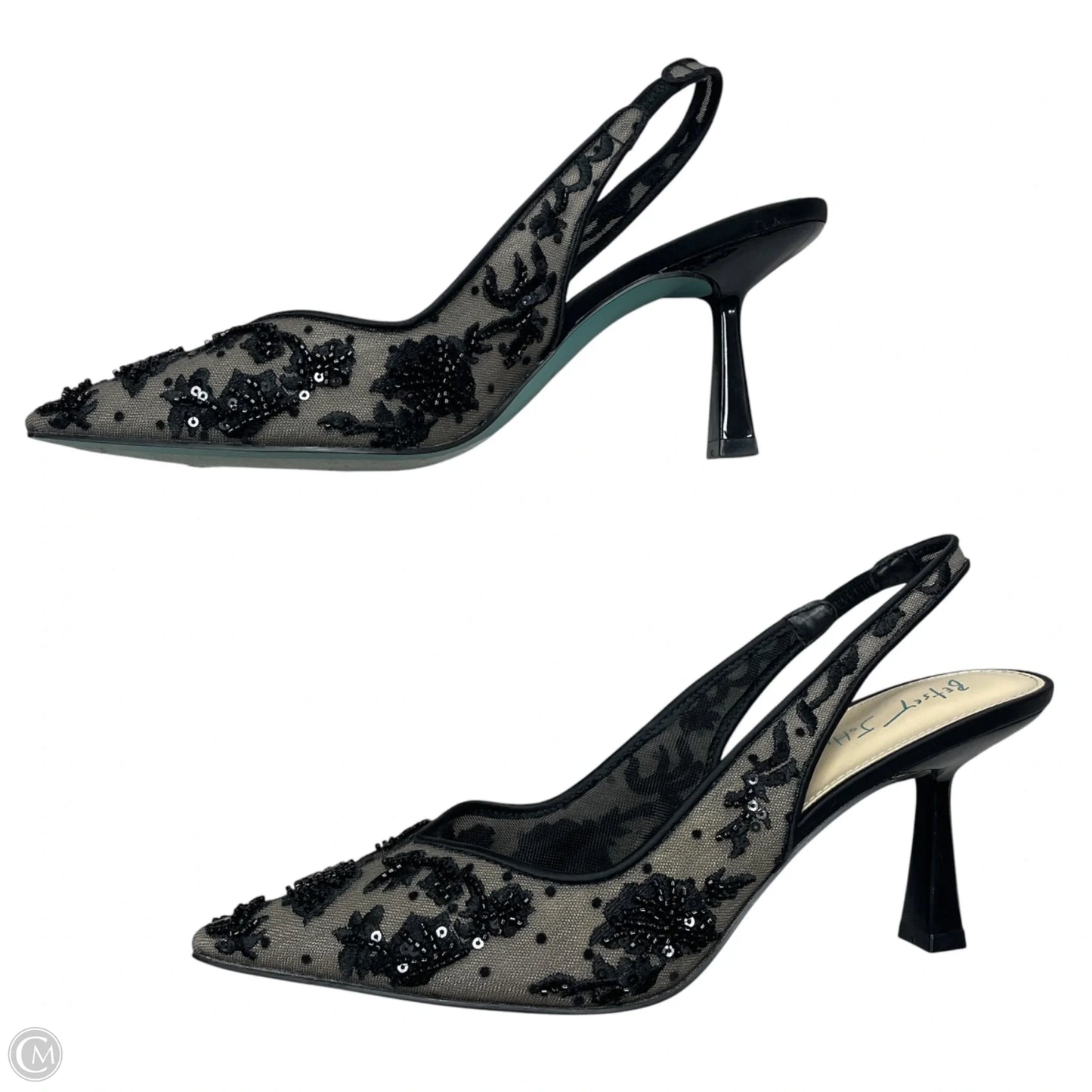 Shoes Heels Kitten By Betsey Johnson In Black, Size: 8.5