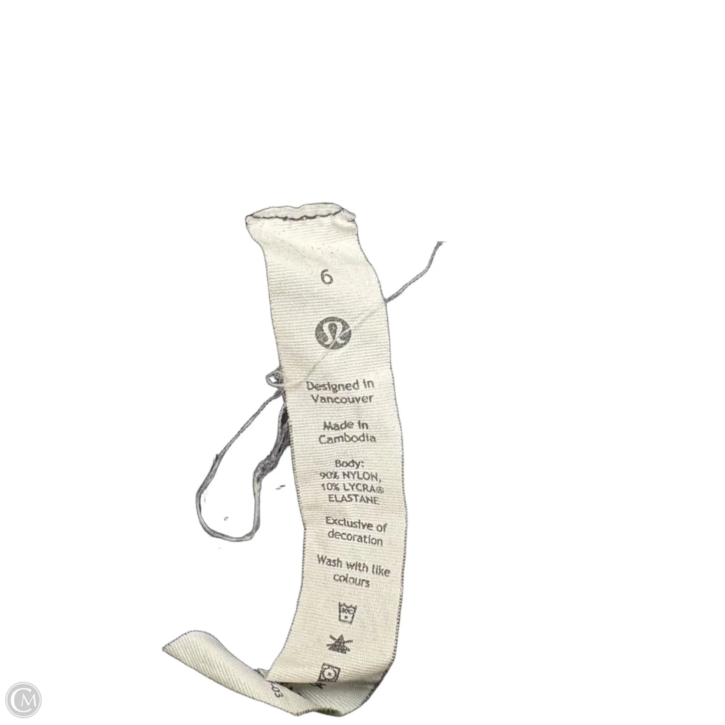 Athletic Top Short Sleeve By Lululemon In Navy, Size: S
