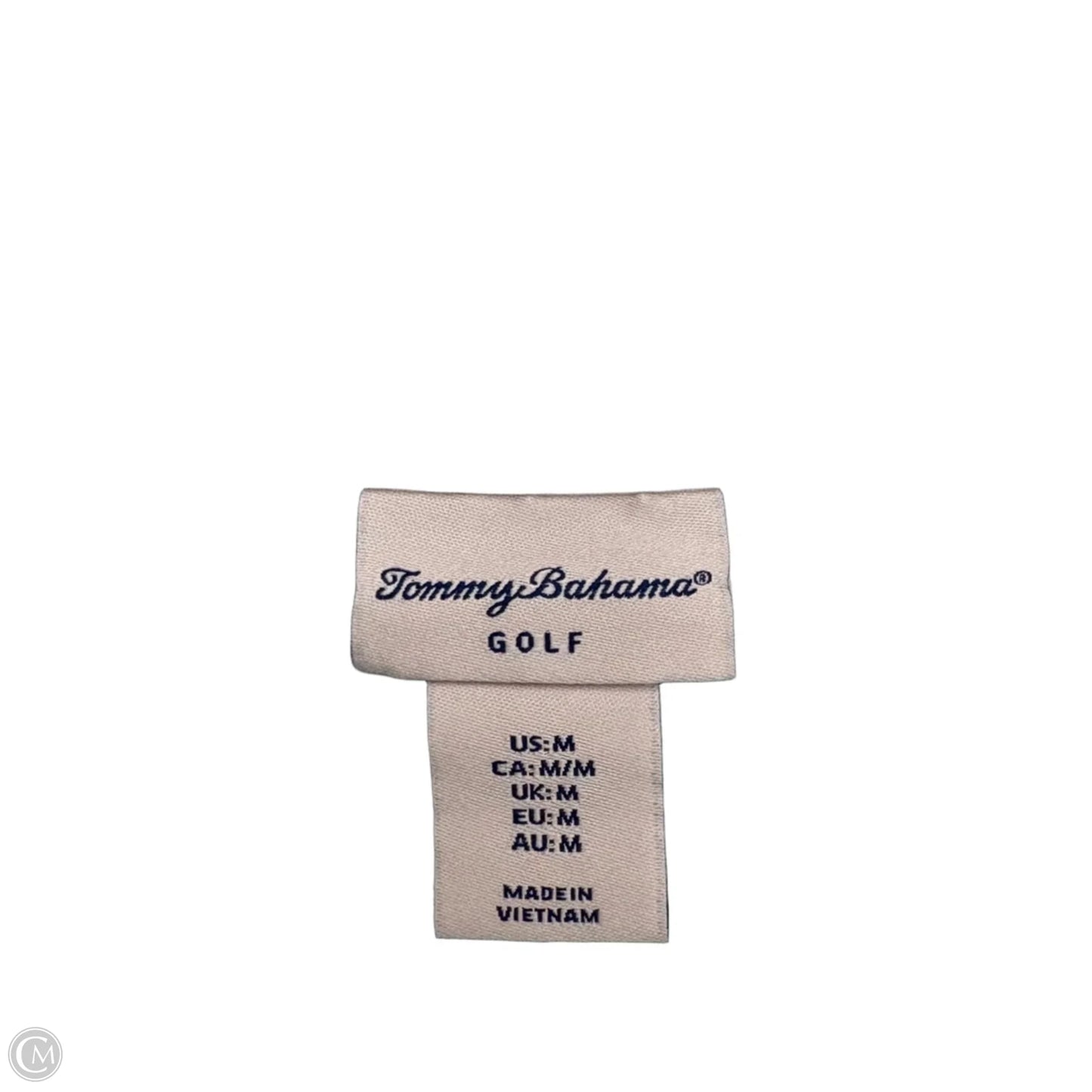 Athletic Top Short Sleeve By Tommy Bahama In Blue & Green, Size: M