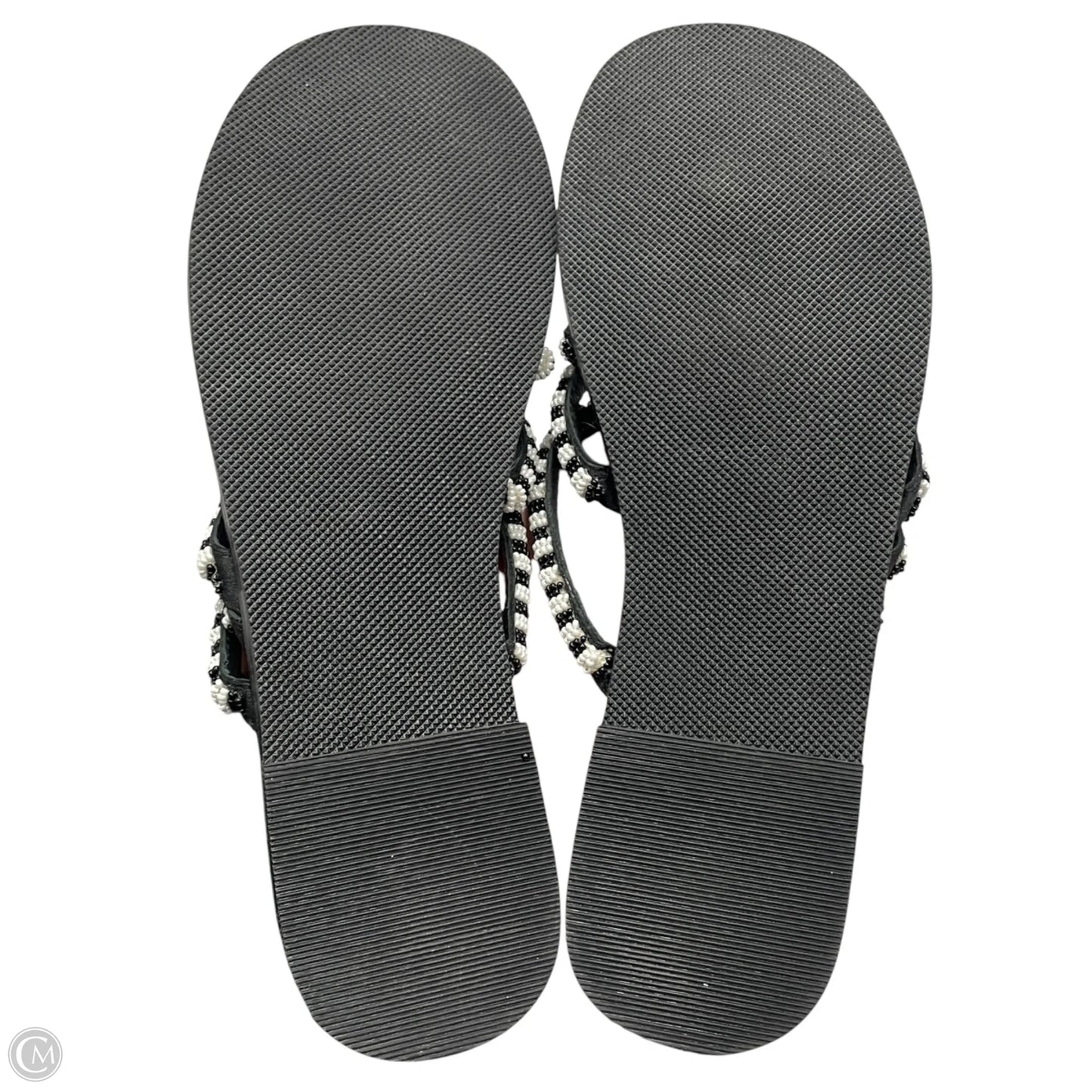 Sandals Flats By Free People In Black & White, Size: 8.5