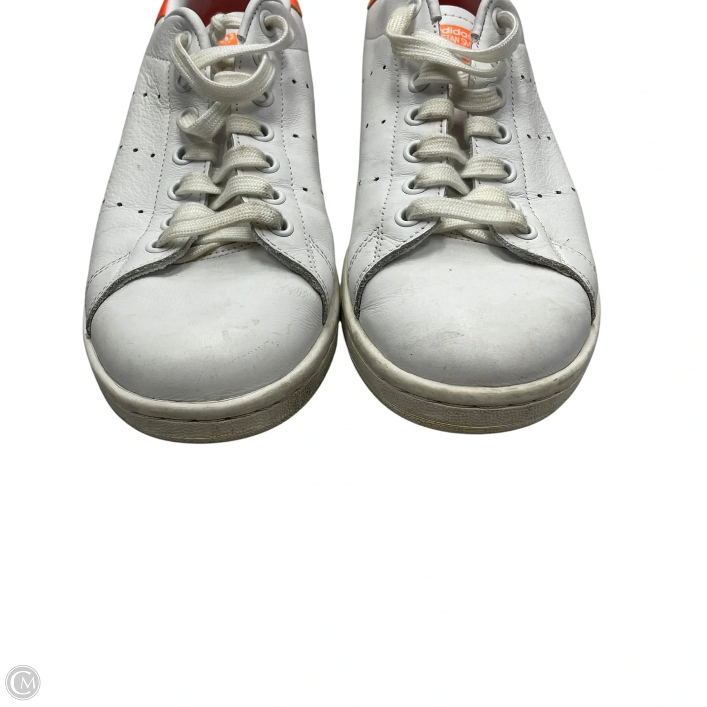 Shoes Sneakers By Adidas In Orange & White, Size: 10