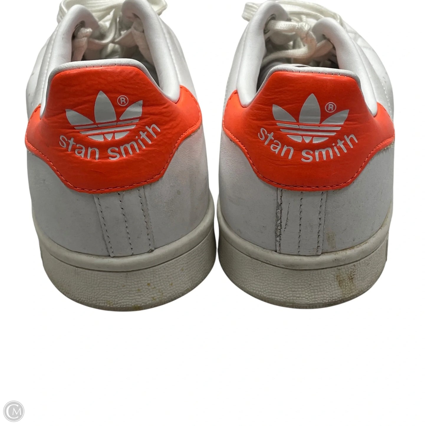 Shoes Sneakers By Adidas In Orange & White, Size: 10