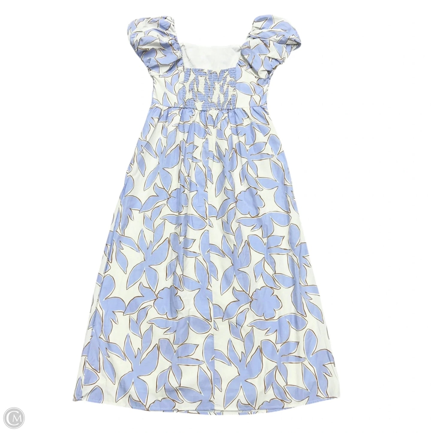 Dress Casual Maxi By A New Day In Blue & White, Size: M