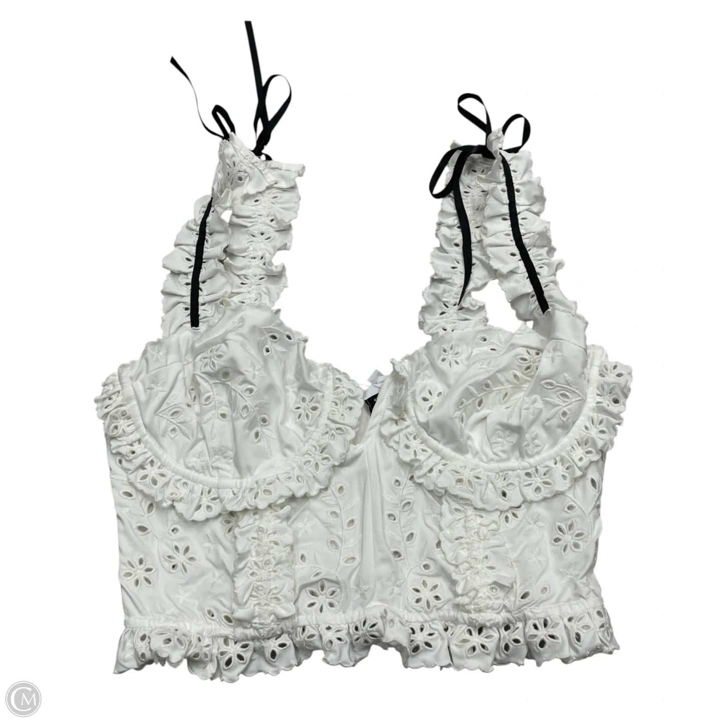Top Sleeveless By Sky To Moon In White, Size: M