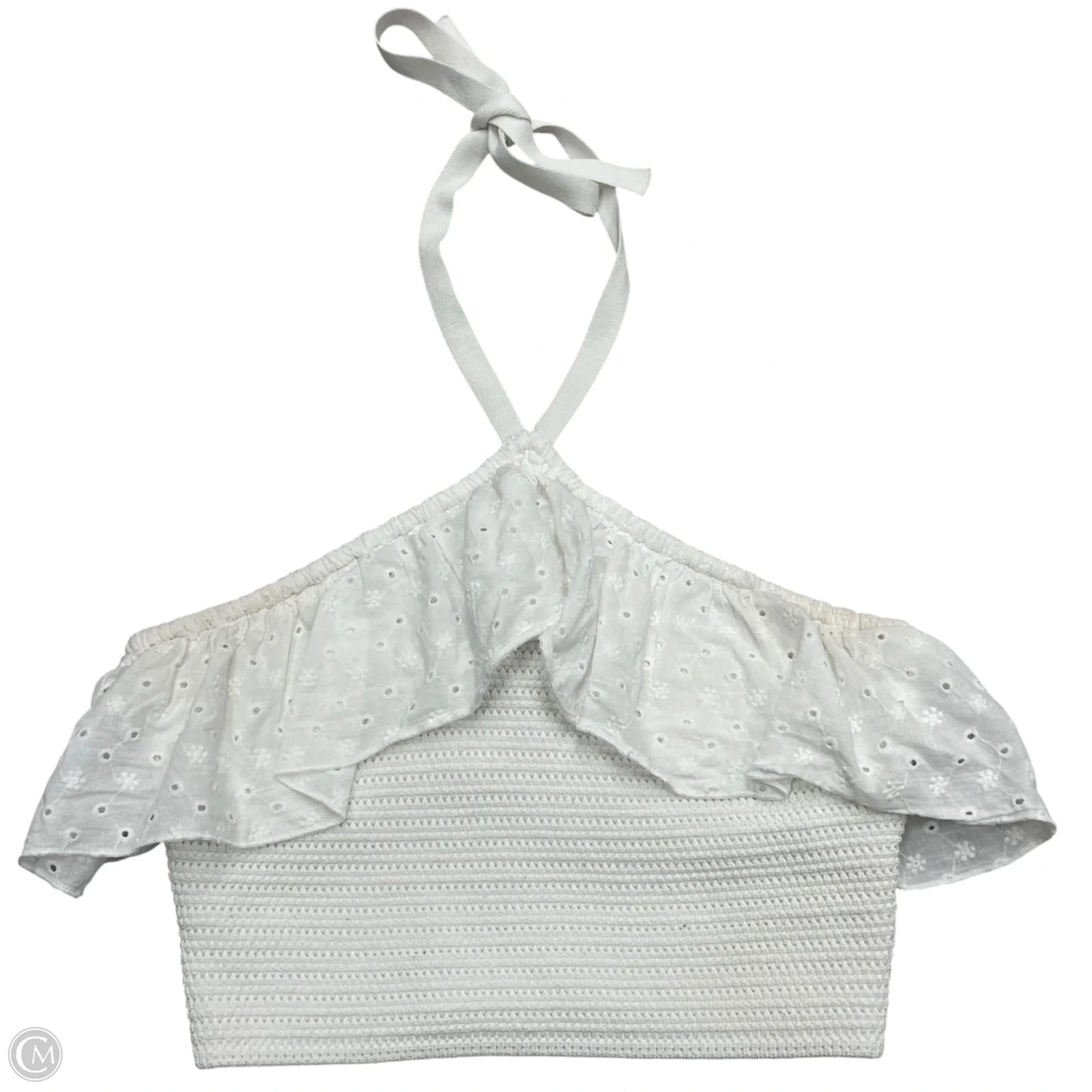 Top Sleeveless By Stile Collection In White, Size: L