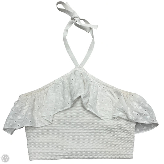 Top Sleeveless By Stile Collection In White, Size: L
