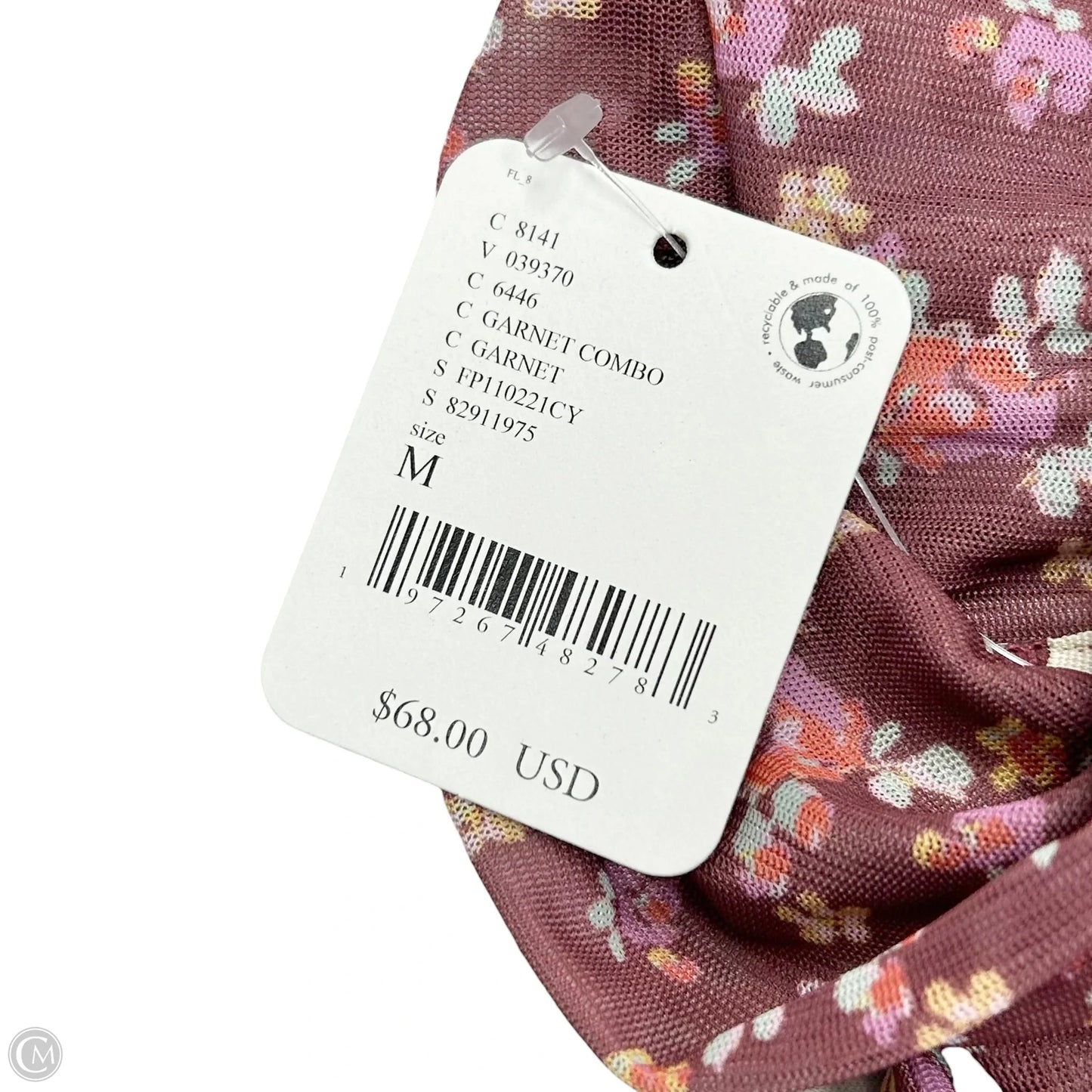 Top Long Sleeve By Free People In Mauve, Size: M