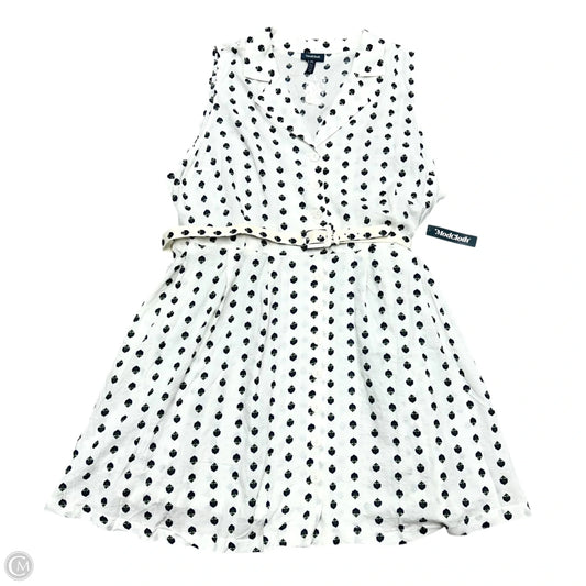 Dress Casual Short By Modcloth In Blue & White, Size: 4x