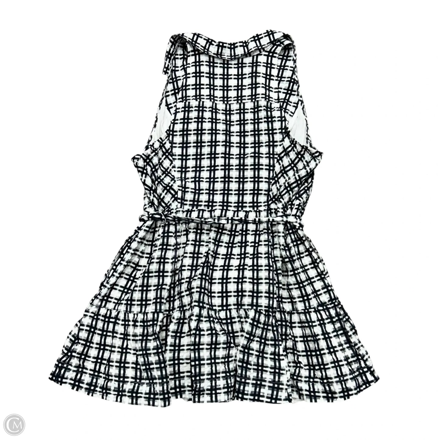 Dress Casual Short By Maeve In Black & White, Size: 3x