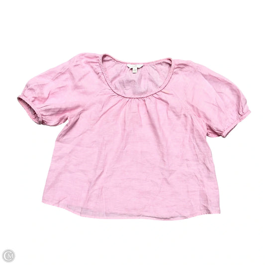 Top Short Sleeve Designer By Lilly Pulitzer In Pink, Size: Xl