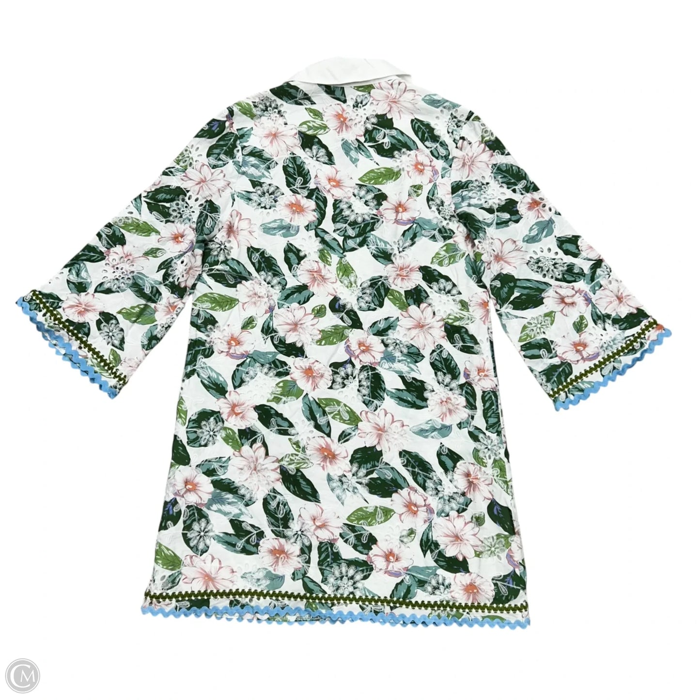 Dress Party Short By Avara In Green & White, Size: L