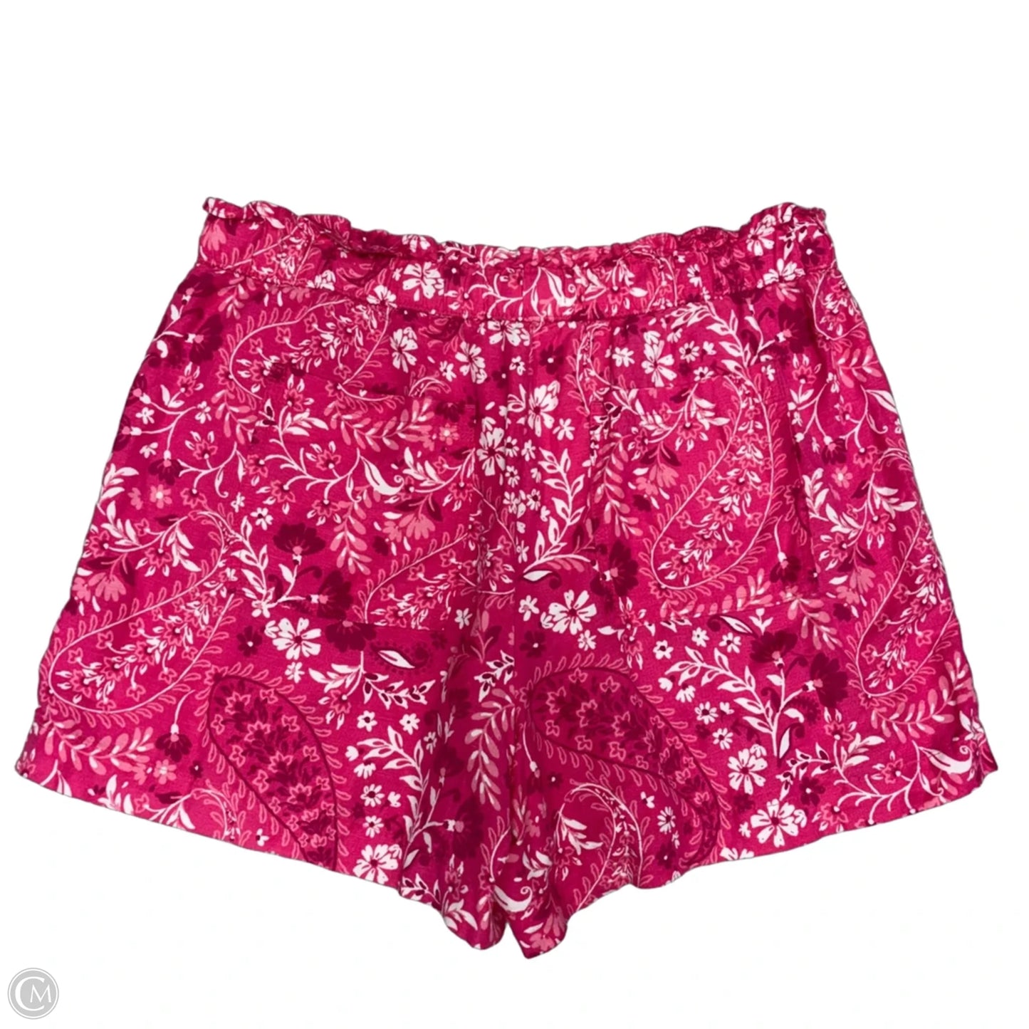 Shorts By Loft In Pink & White, Size: L