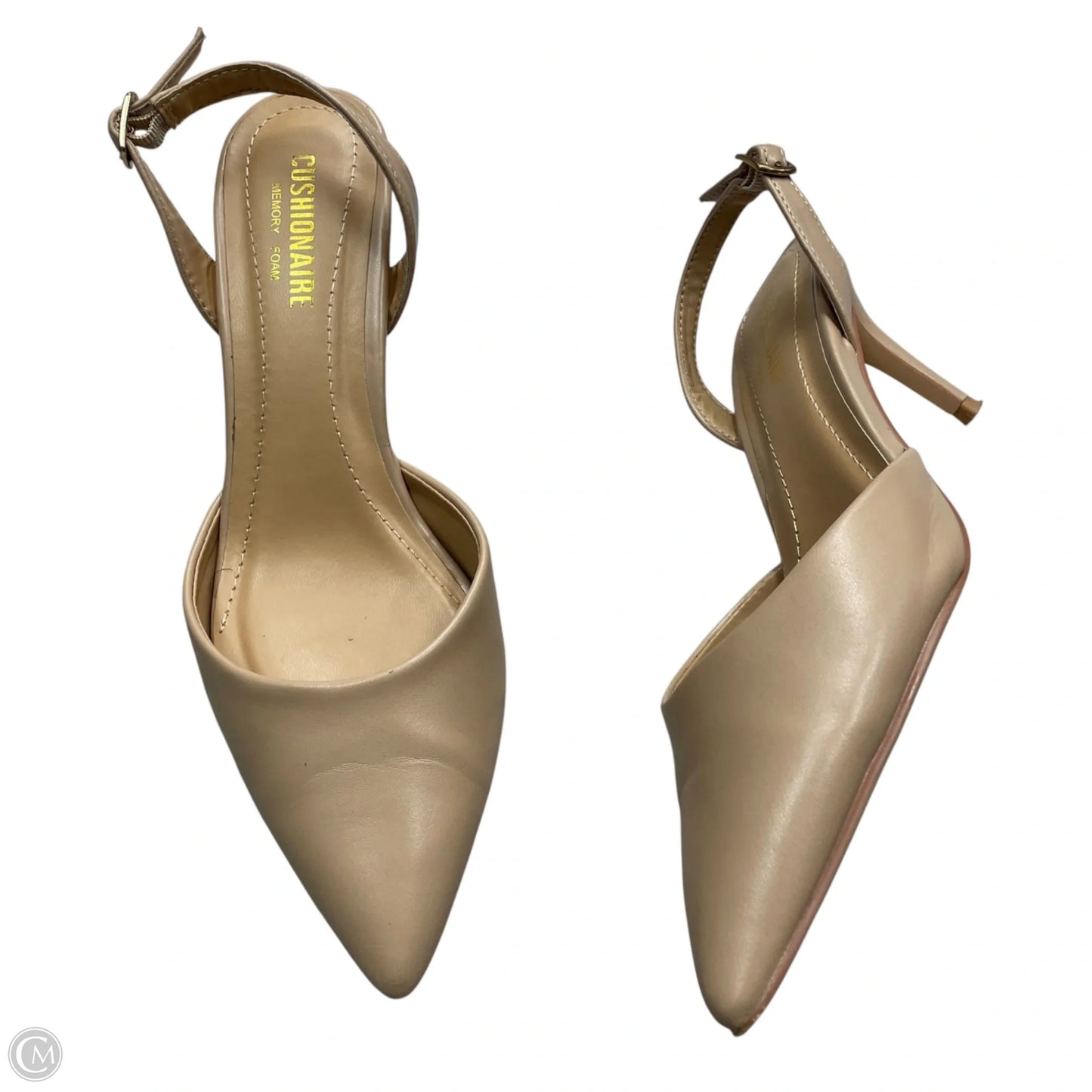 Shoes Heels Kitten By Cushionaire In Beige, Size: 9