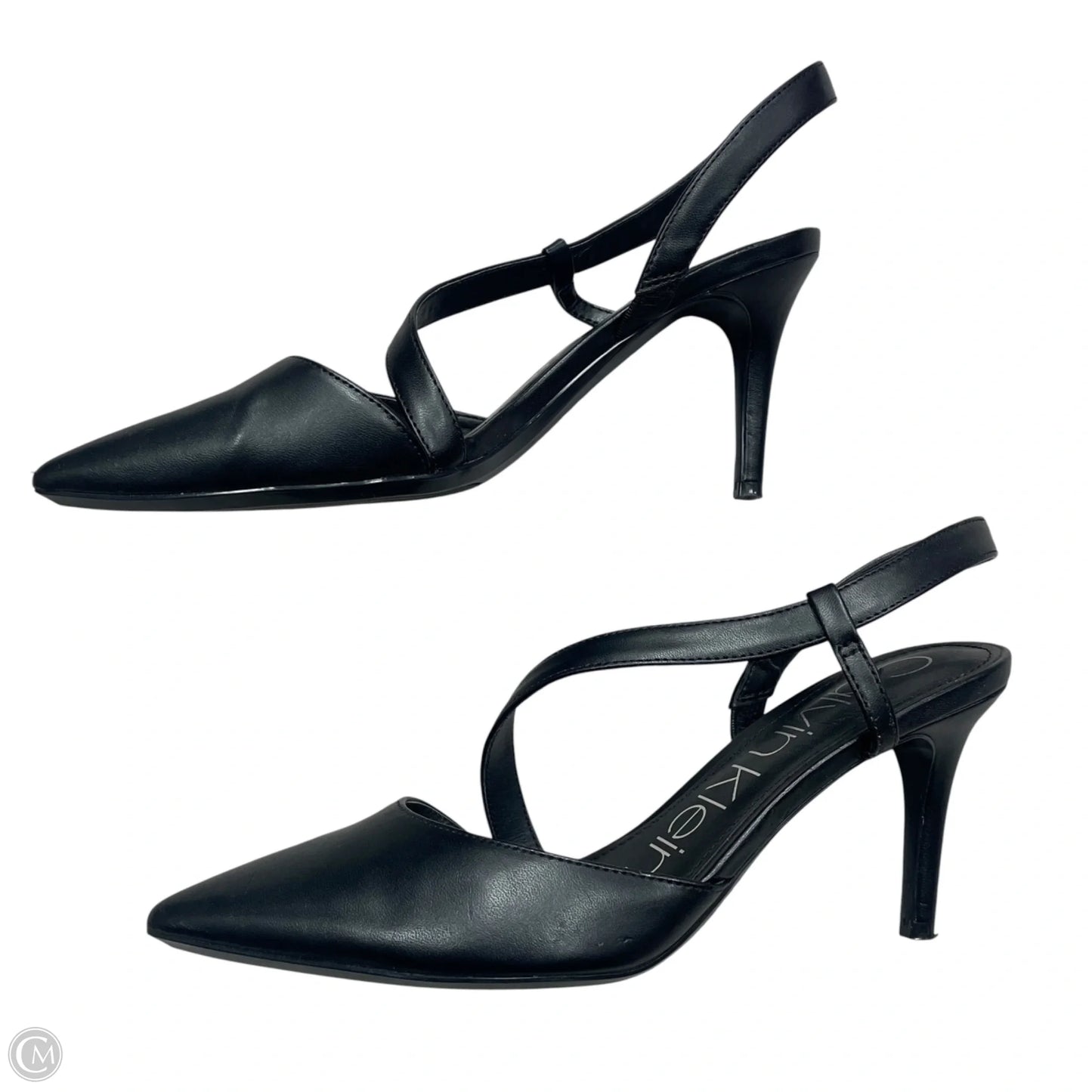 Shoes Heels Kitten By Calvin Klein In Black, Size: 9