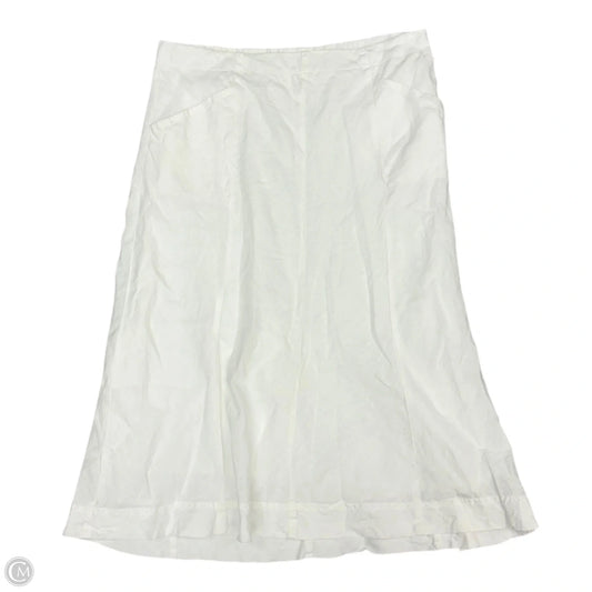 Skirt Maxi By J. Jill In Ivory, Size: Mp
