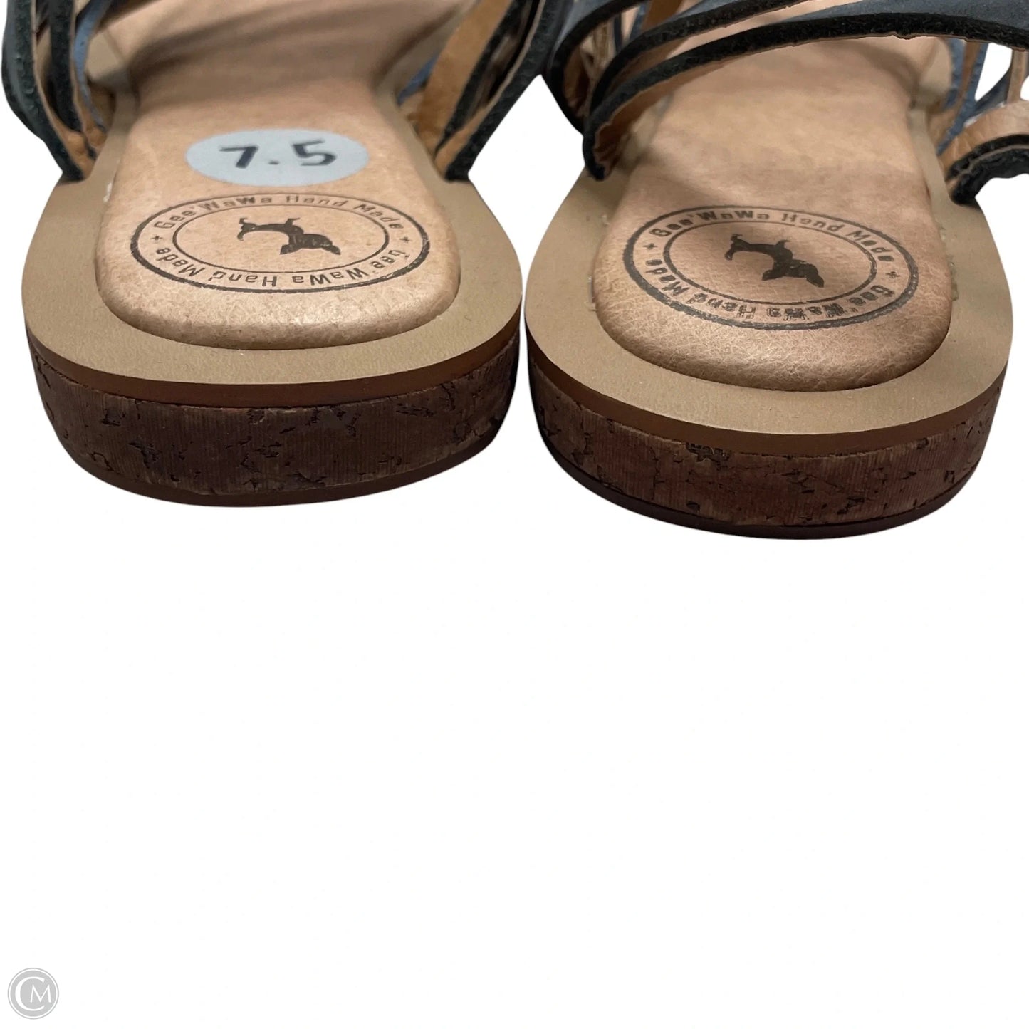 Sandals Flats By Geewawa In Brown, Size: 7.5