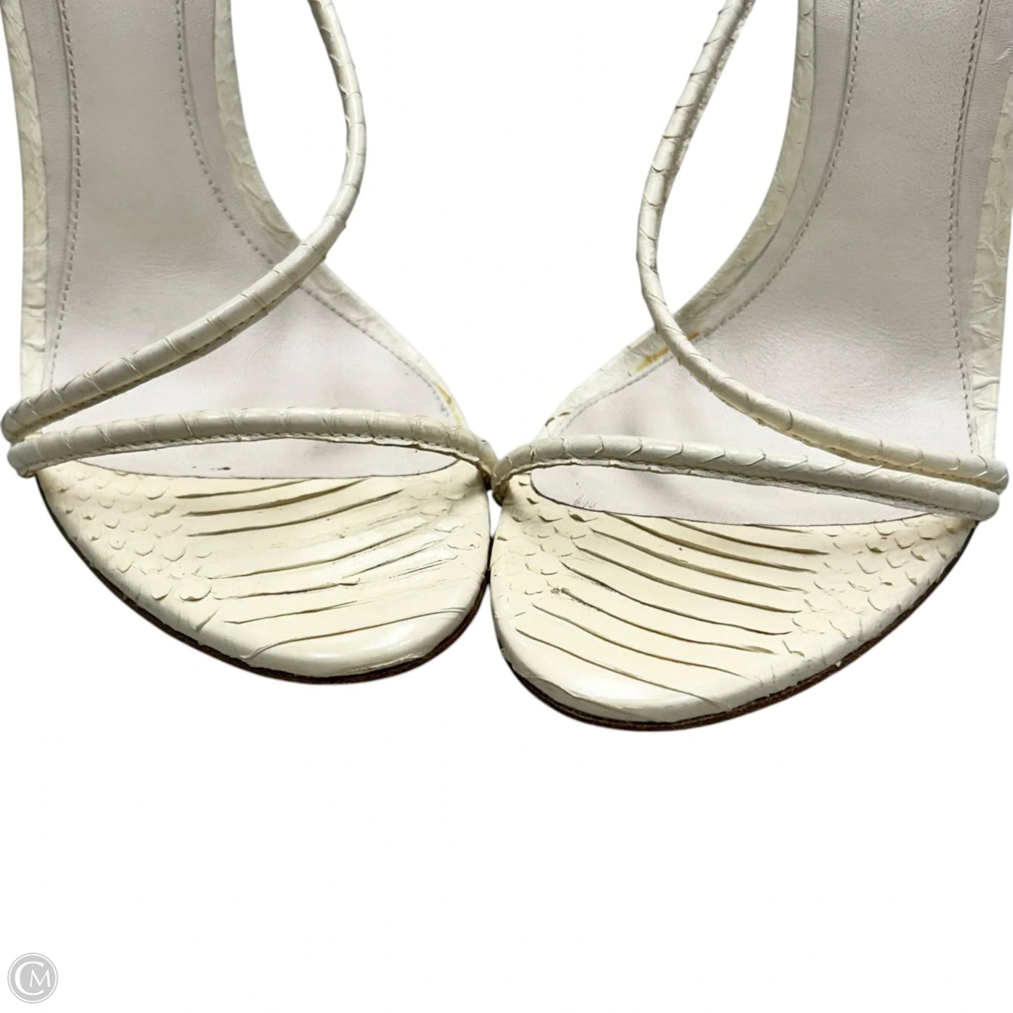 Sandals Heels Stiletto By Beian Atwood In Cream, Size: 9.5