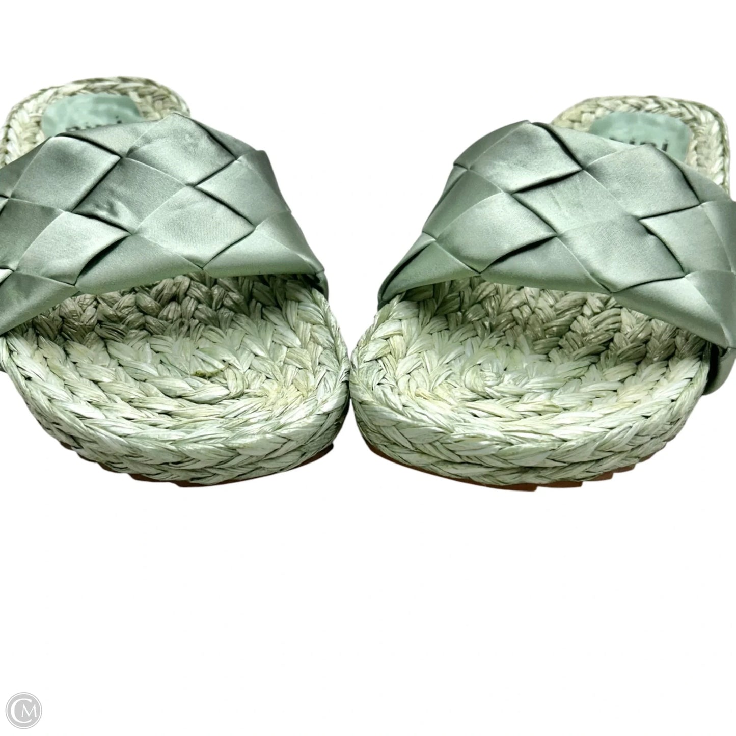 Sandals Heels Platform By Bibi Lou In Green, Size: 9.5