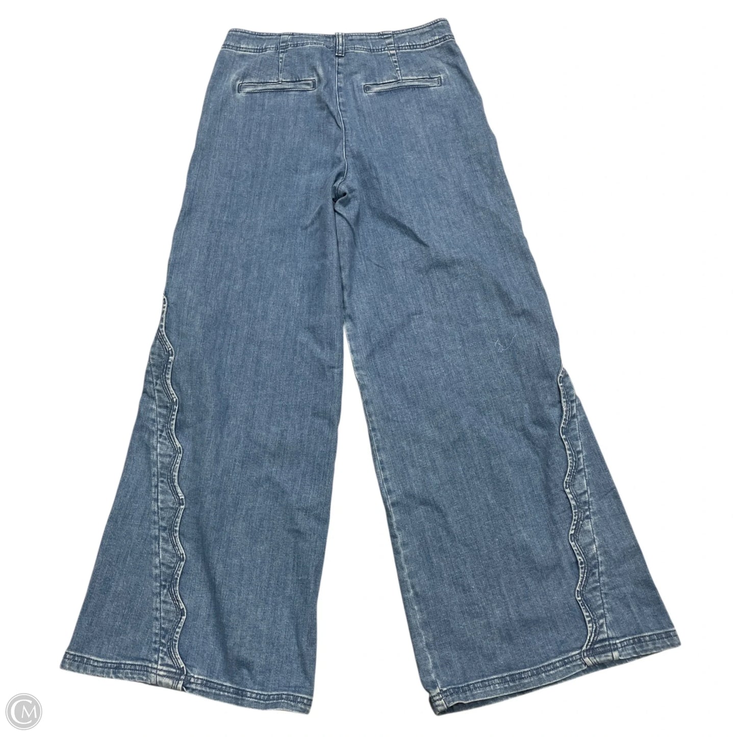 Jeans Wide Leg By Maeve In Blue Denim, Size: 10