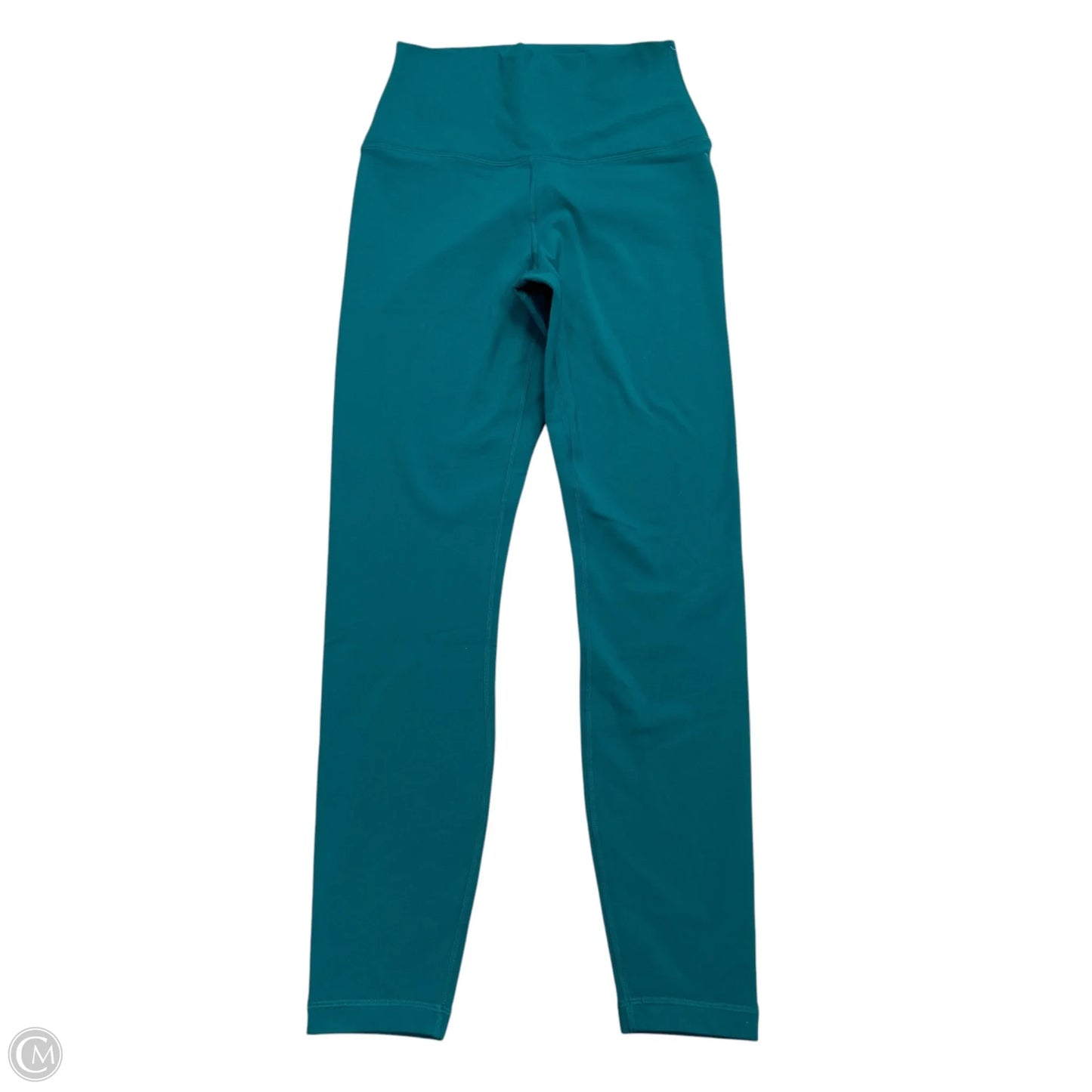 Athletic Leggings By Yogalicious In Teal, Size: L