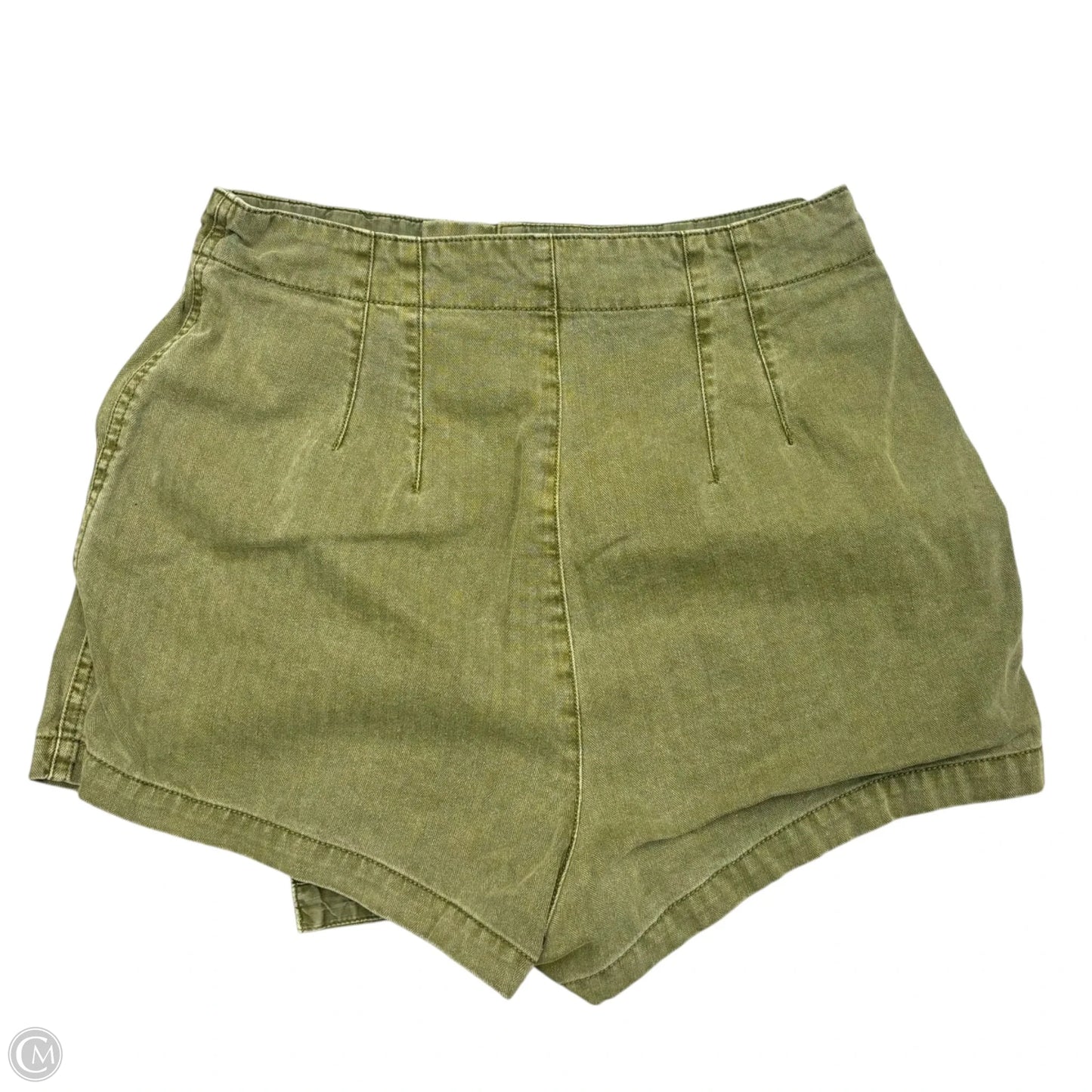 Skort By Free People In Green Denim, Size: 6