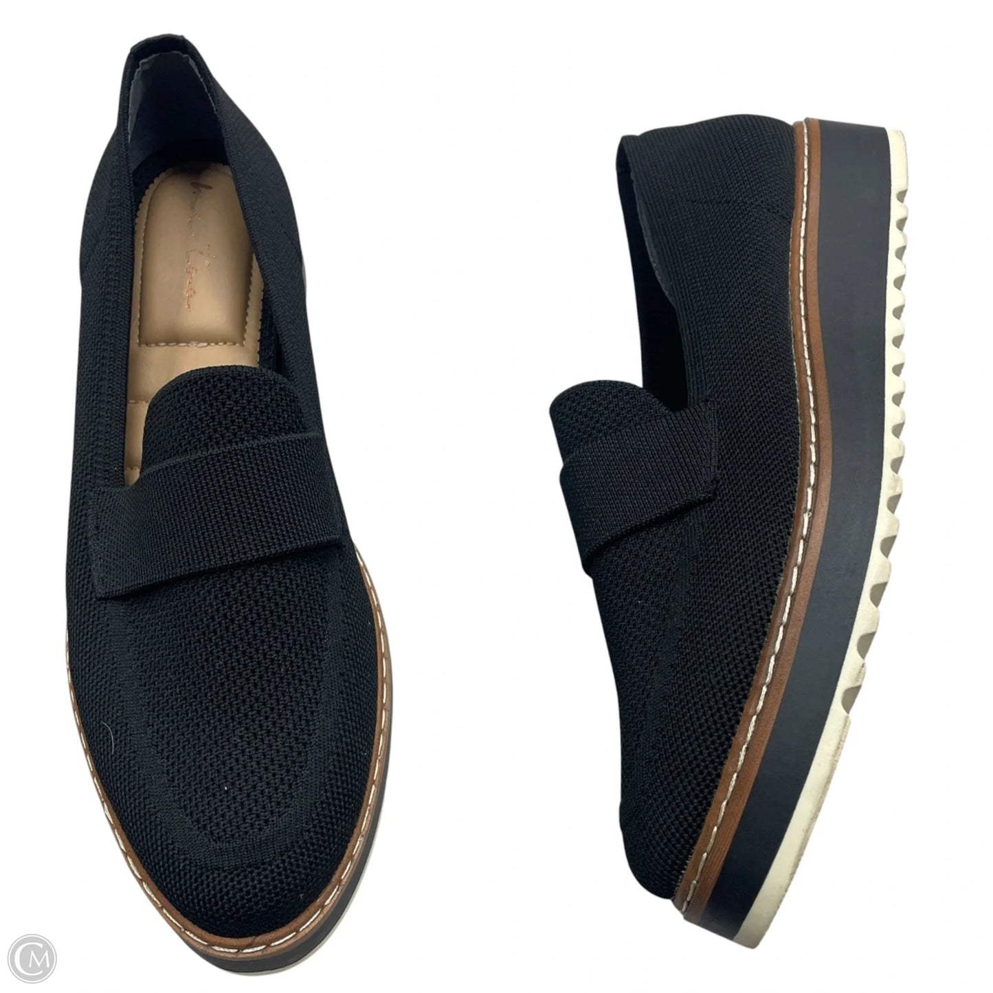 Shoes Flats By Me Too In Black & Brown, Size: 9