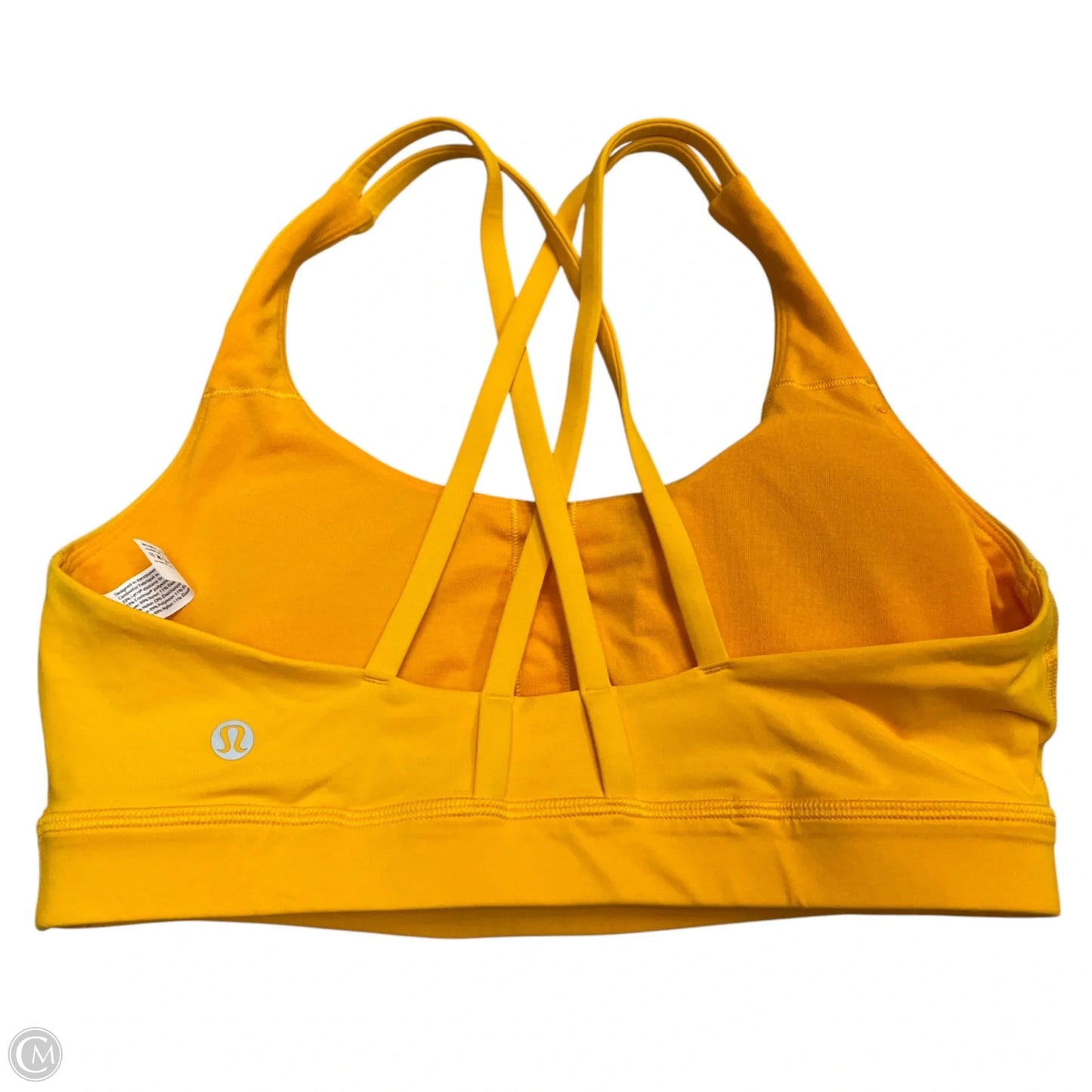 Athletic Bra By Lululemon In Orange, Size: M