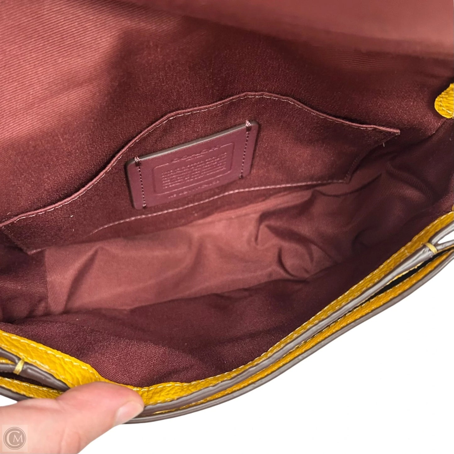 Crossbody Designer By Coach, Size: Small
