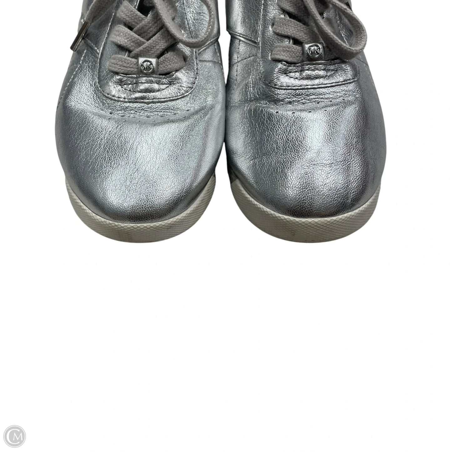 Shoes Sneakers By Michael By Michael Kors In Silver, Size: 8.5