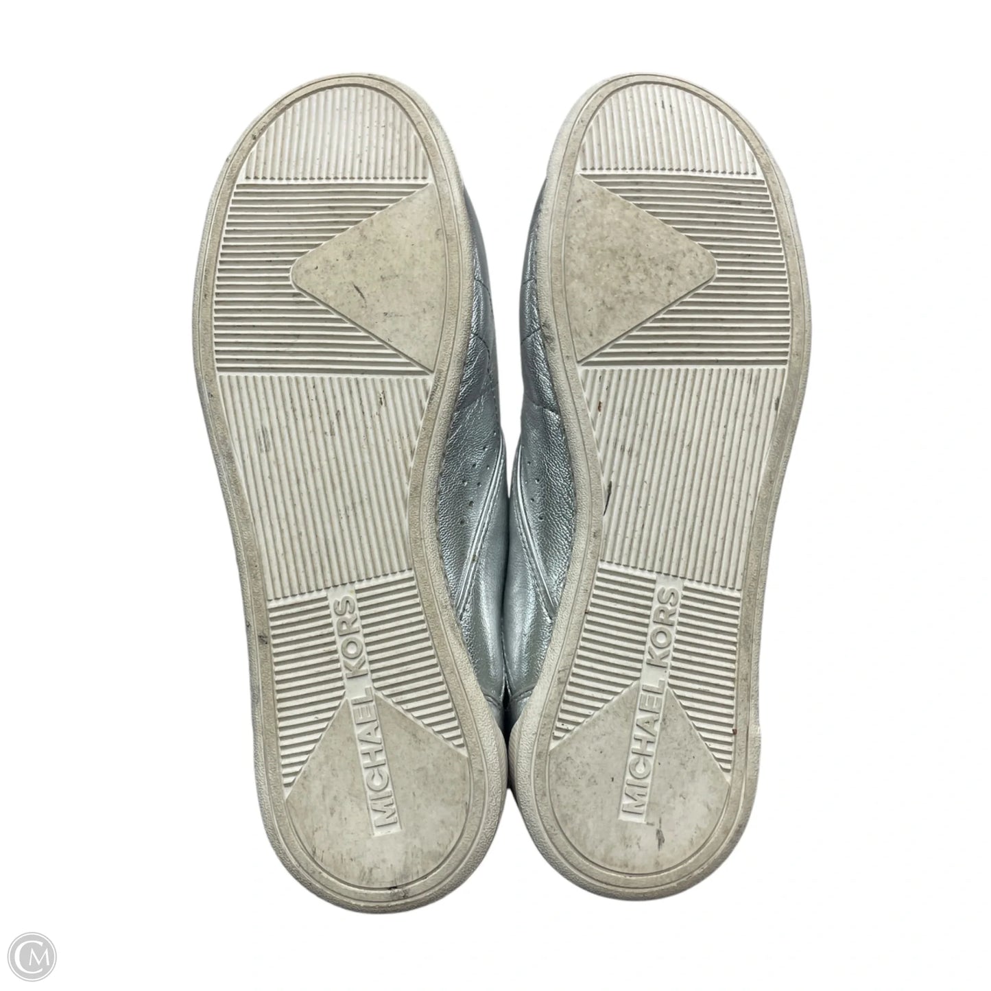 Shoes Sneakers By Michael By Michael Kors In Silver, Size: 8.5