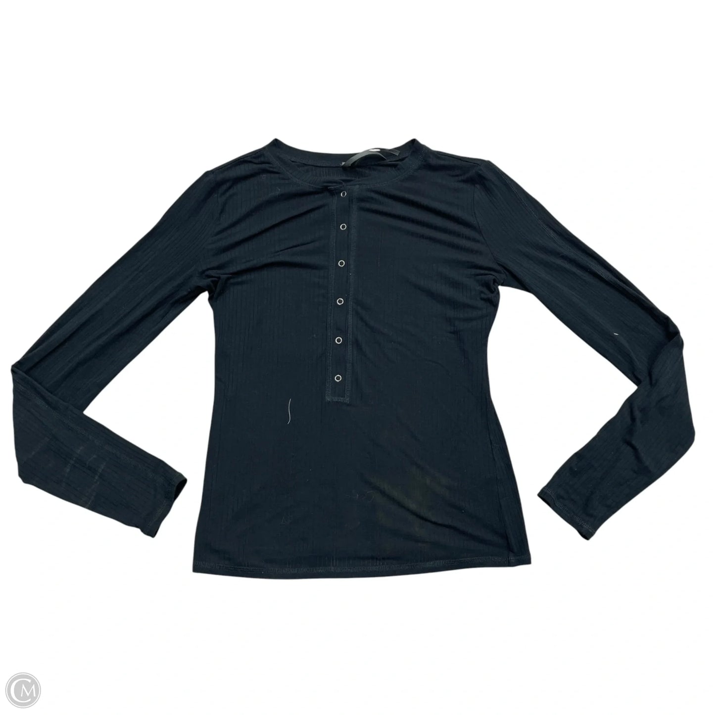 Top Long Sleeve By Anthropologie In Black, Size: Xxs