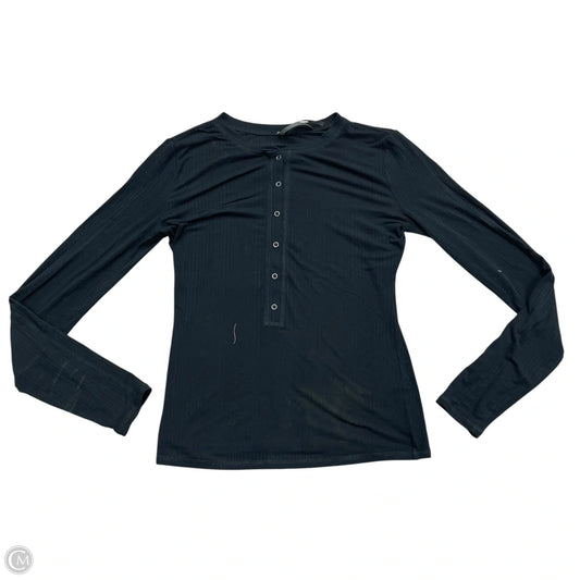 Top Long Sleeve By Anthropologie In Black, Size: Xxs