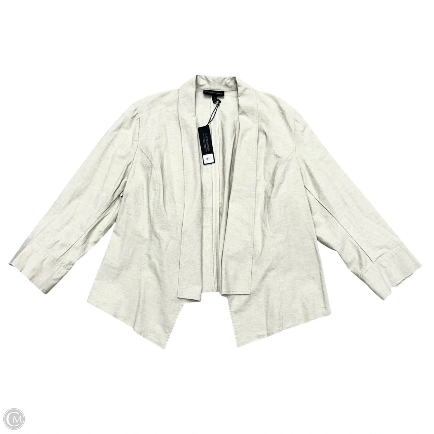 Blazer By Lane Bryant In Tan, Size: 2x