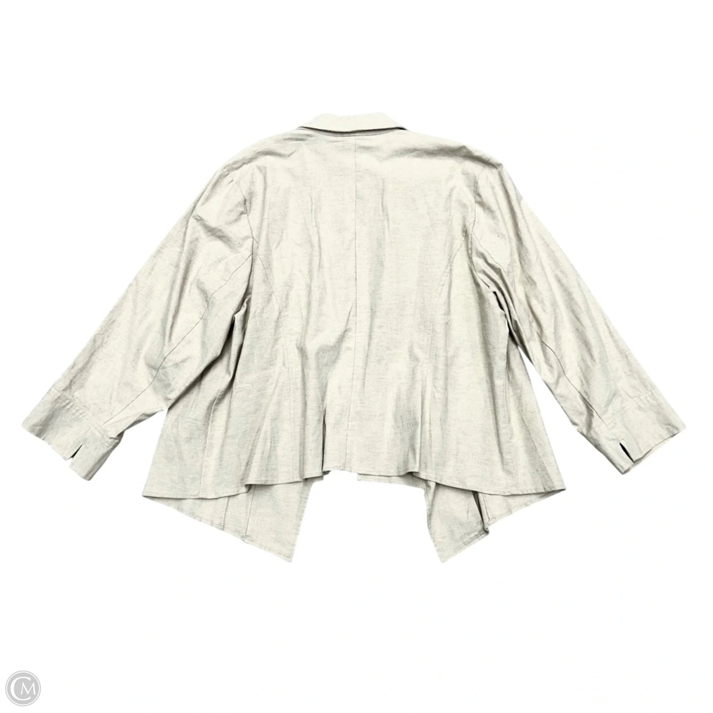 Blazer By Lane Bryant In Tan, Size: 2x