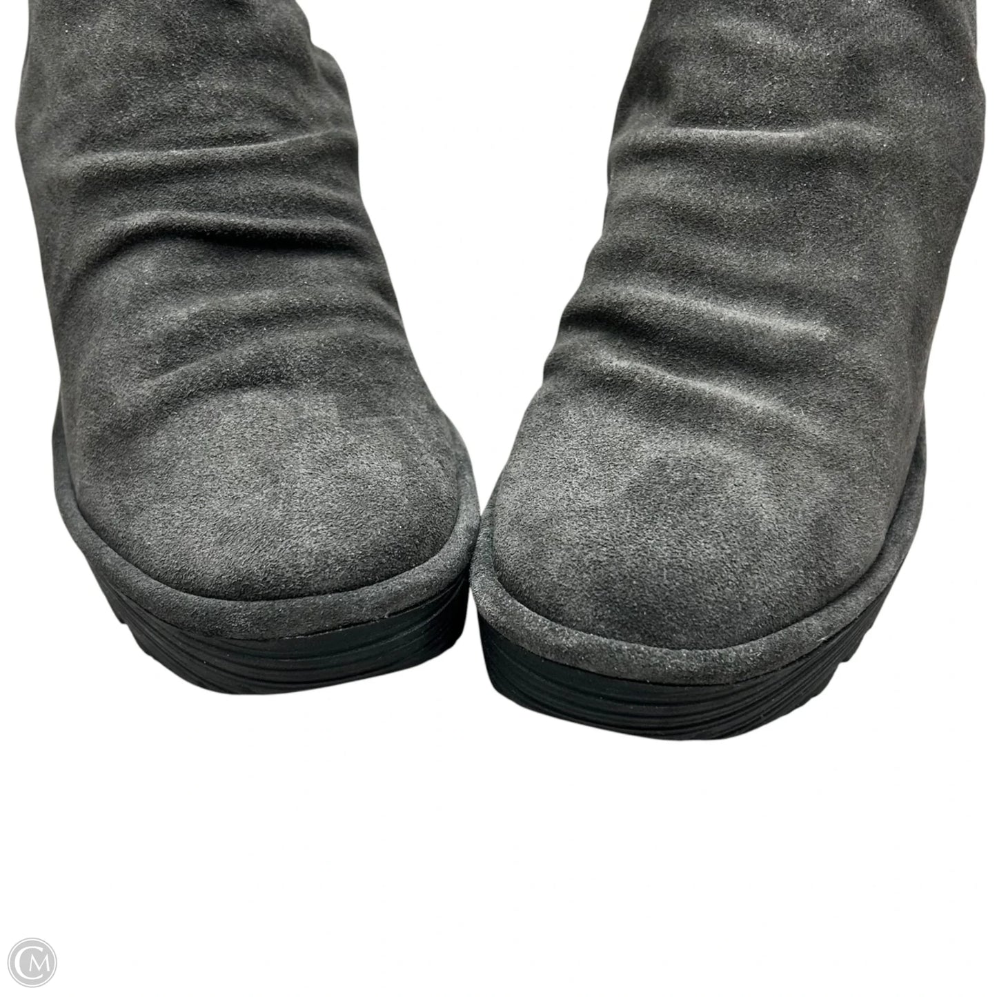 Boots Ankle Heels By Fly London In Grey, Size: 8.5