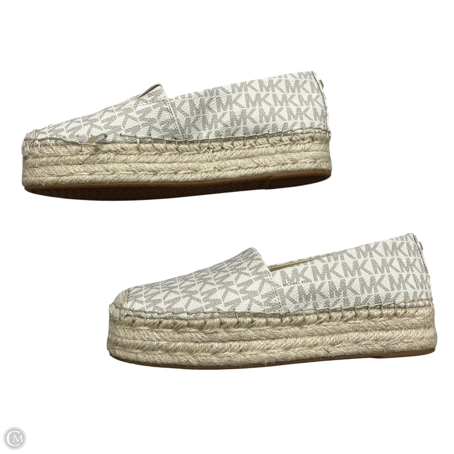 Shoes Flats By Michael By Michael Kors In Grey & Tan, Size: 6.5