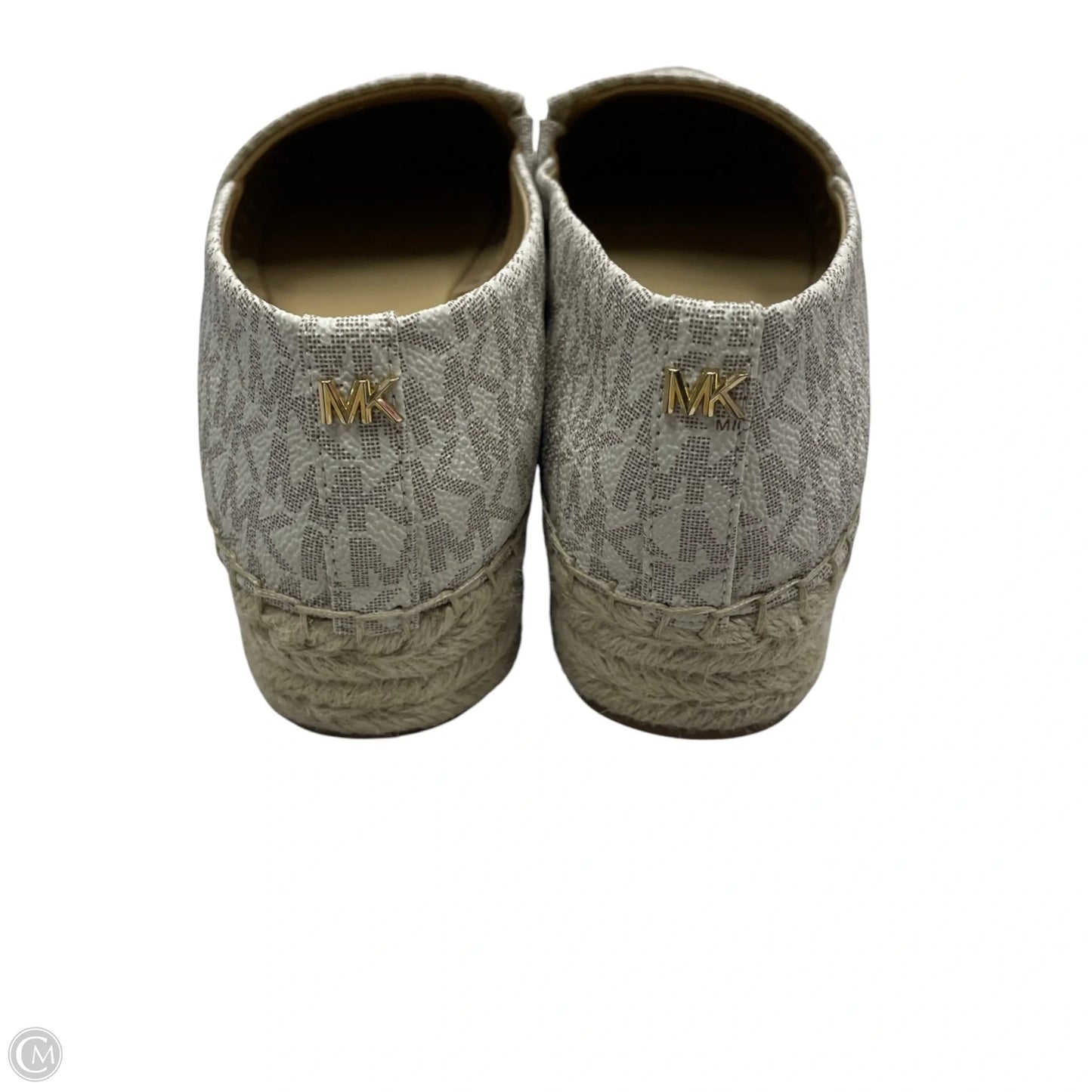 Shoes Flats By Michael By Michael Kors In Grey & Tan, Size: 6.5
