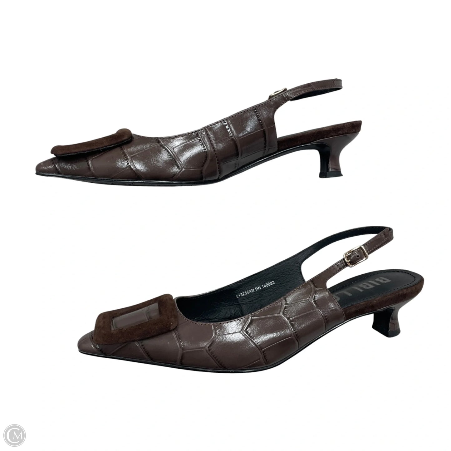 Shoes Heels Kitten By Bibi Lou In Brown, Size: 6.5