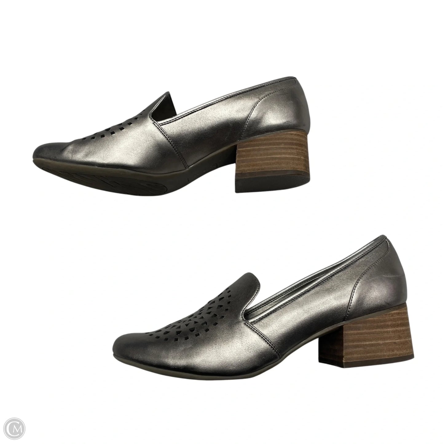Shoes Heels Block By Anne Klein In Bronze, Size: 10