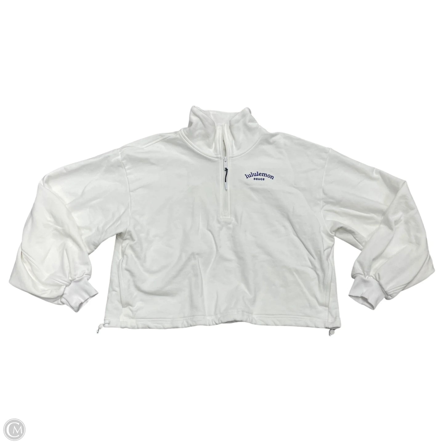 Athletic Sweatshirt Crewneck By Lululemon In White, Size: Xl