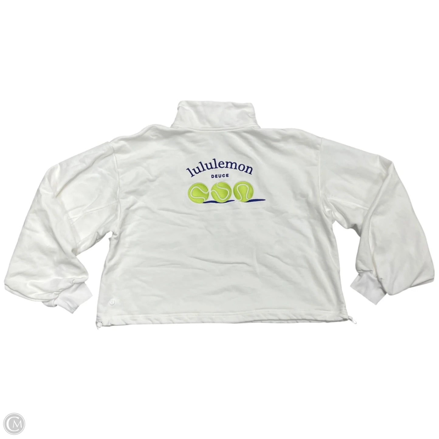 Athletic Sweatshirt Crewneck By Lululemon In White, Size: Xl