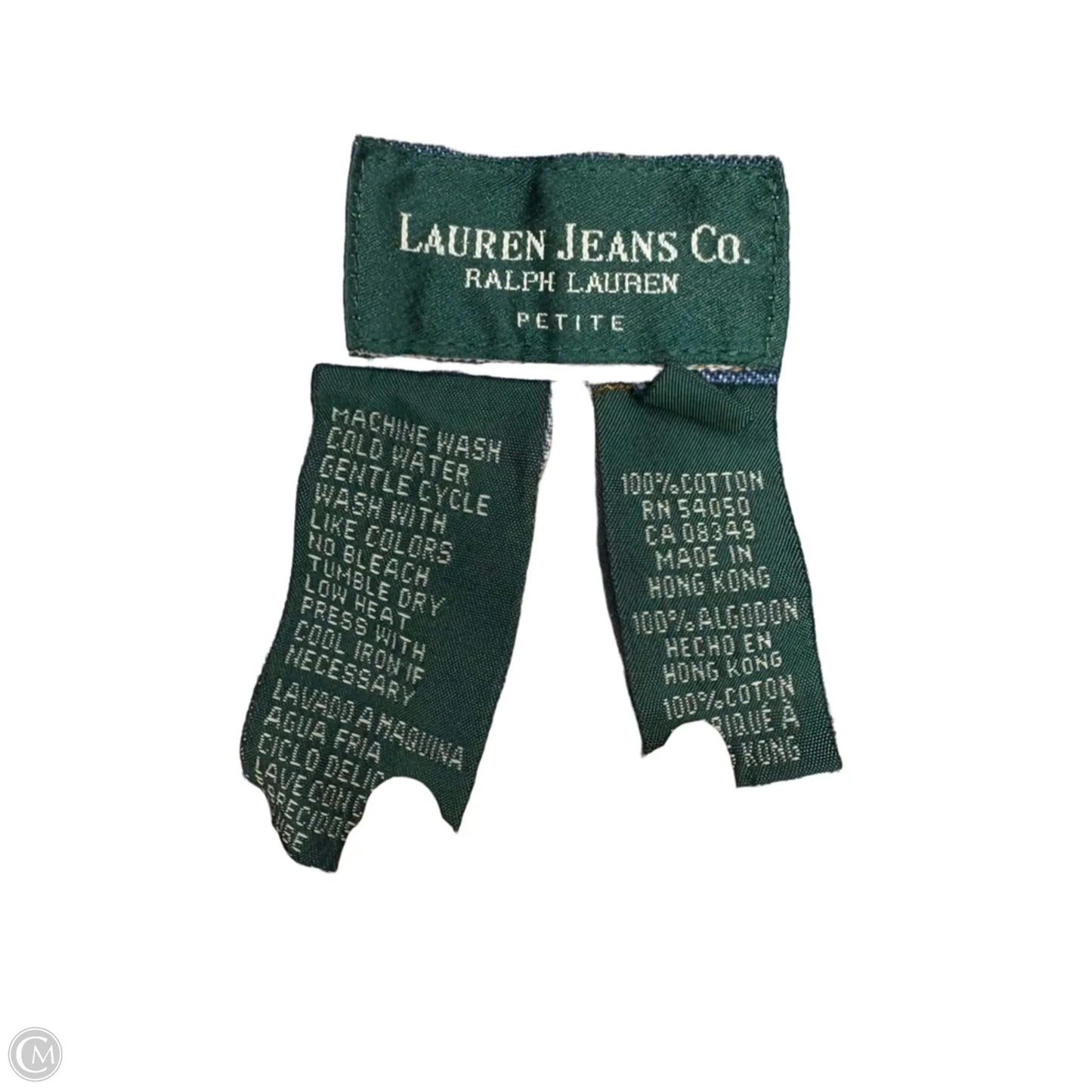 Skirt Midi By Lauren By Ralph Lauren In Blue & White, Size: 12p