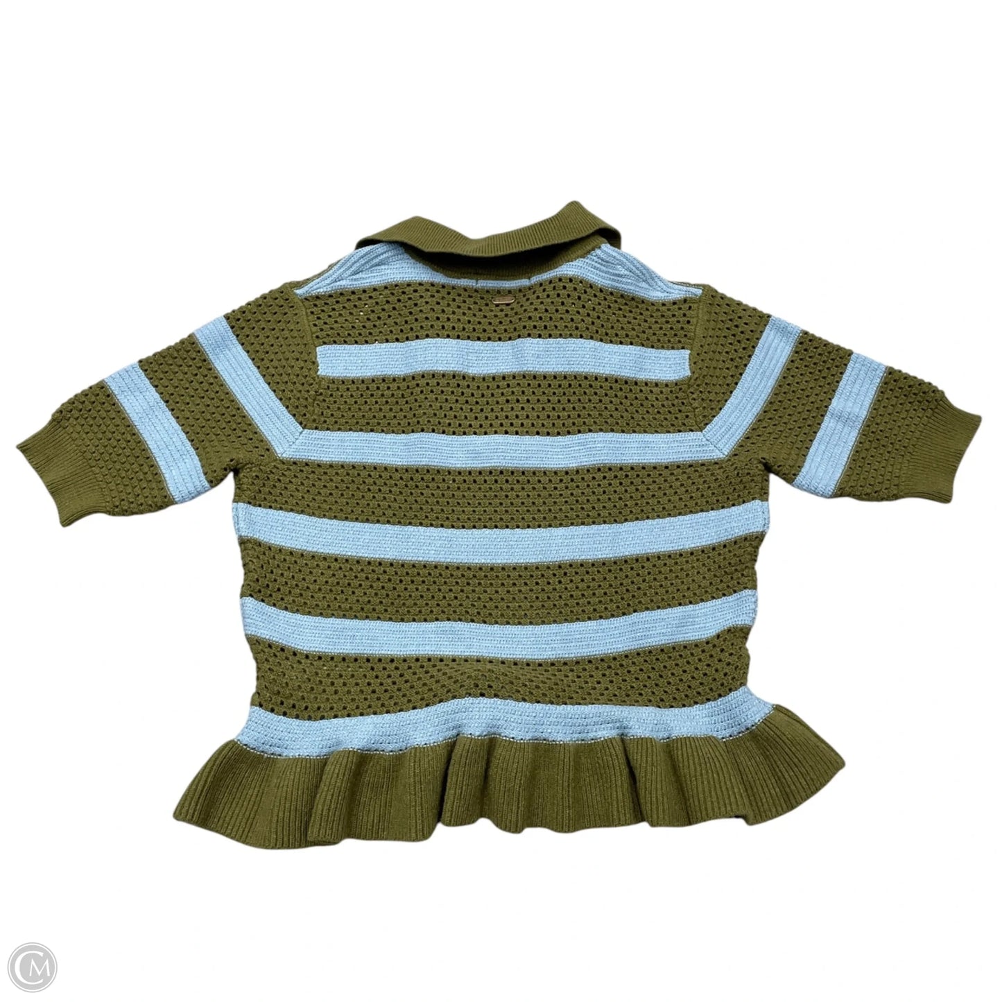 Top Short Sleeve By Scotch & Soda In Blue & Green, Size: S